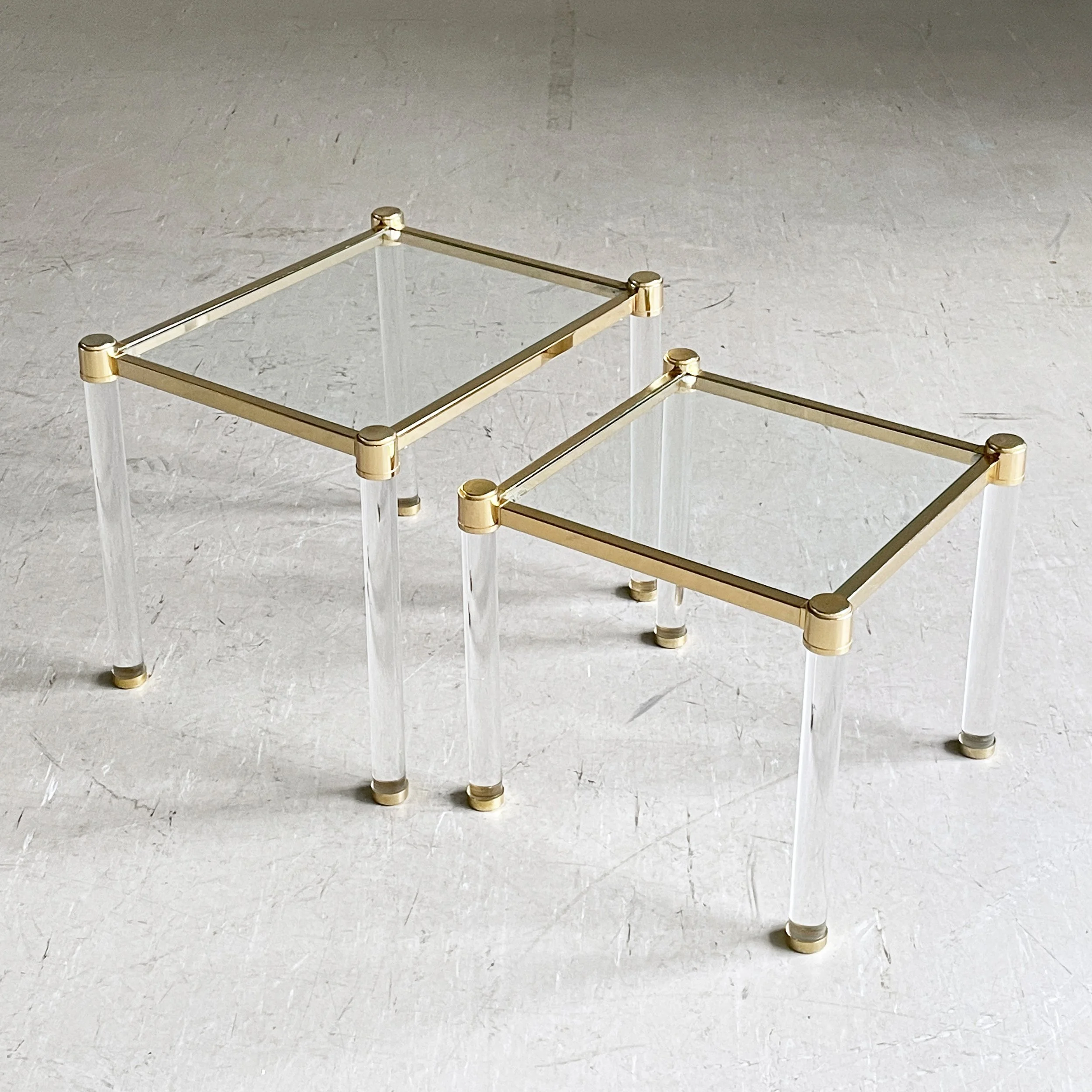 Hollywood Regency Nest of Tables.10.JPG