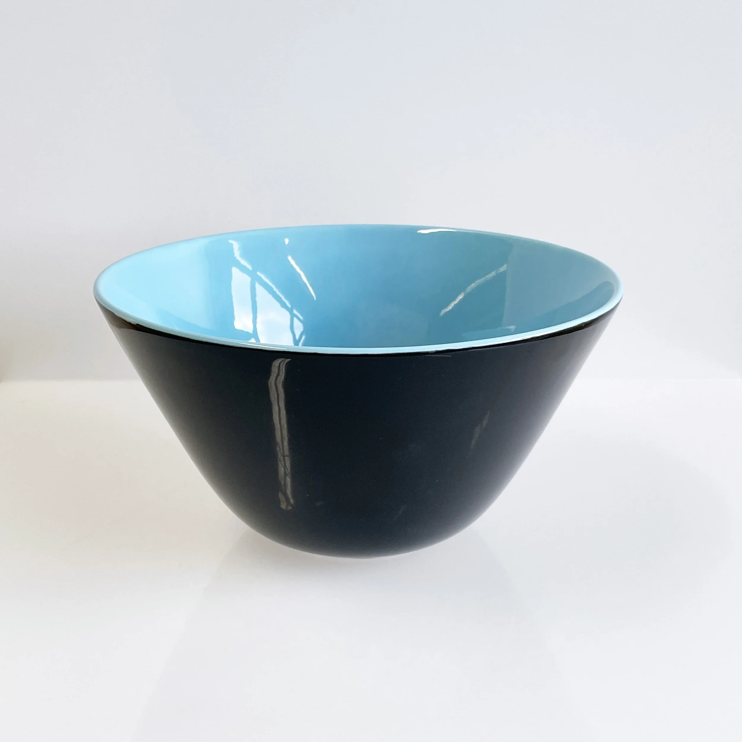Rössler Porzellan Ceramic Bowl - 24cm blue (NEW)