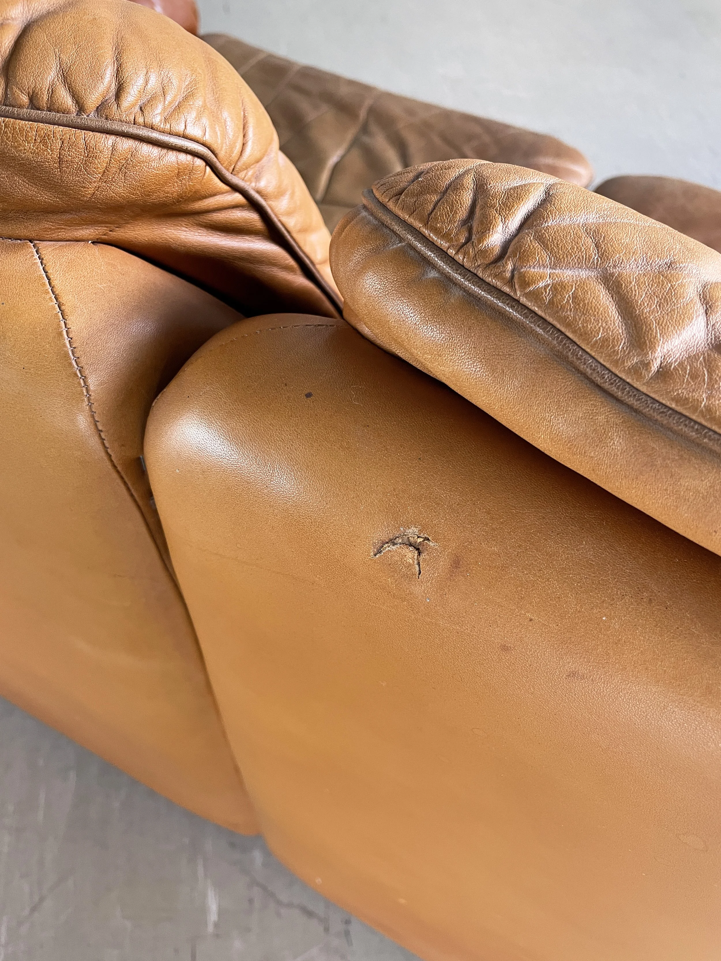 De Sede Sofa Leder braun.1.JPG