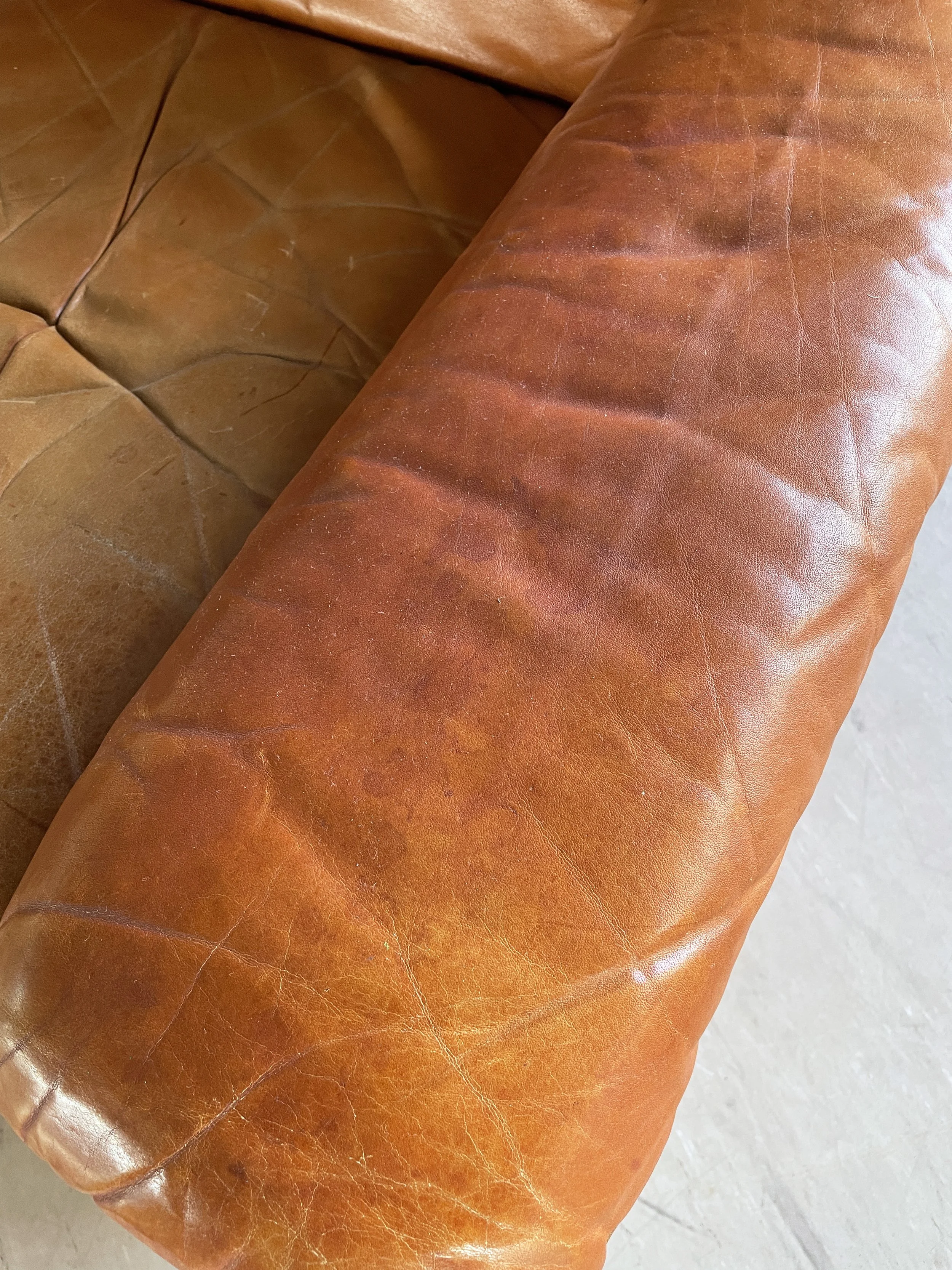 De Sede Sofa Leder braun.21.JPG