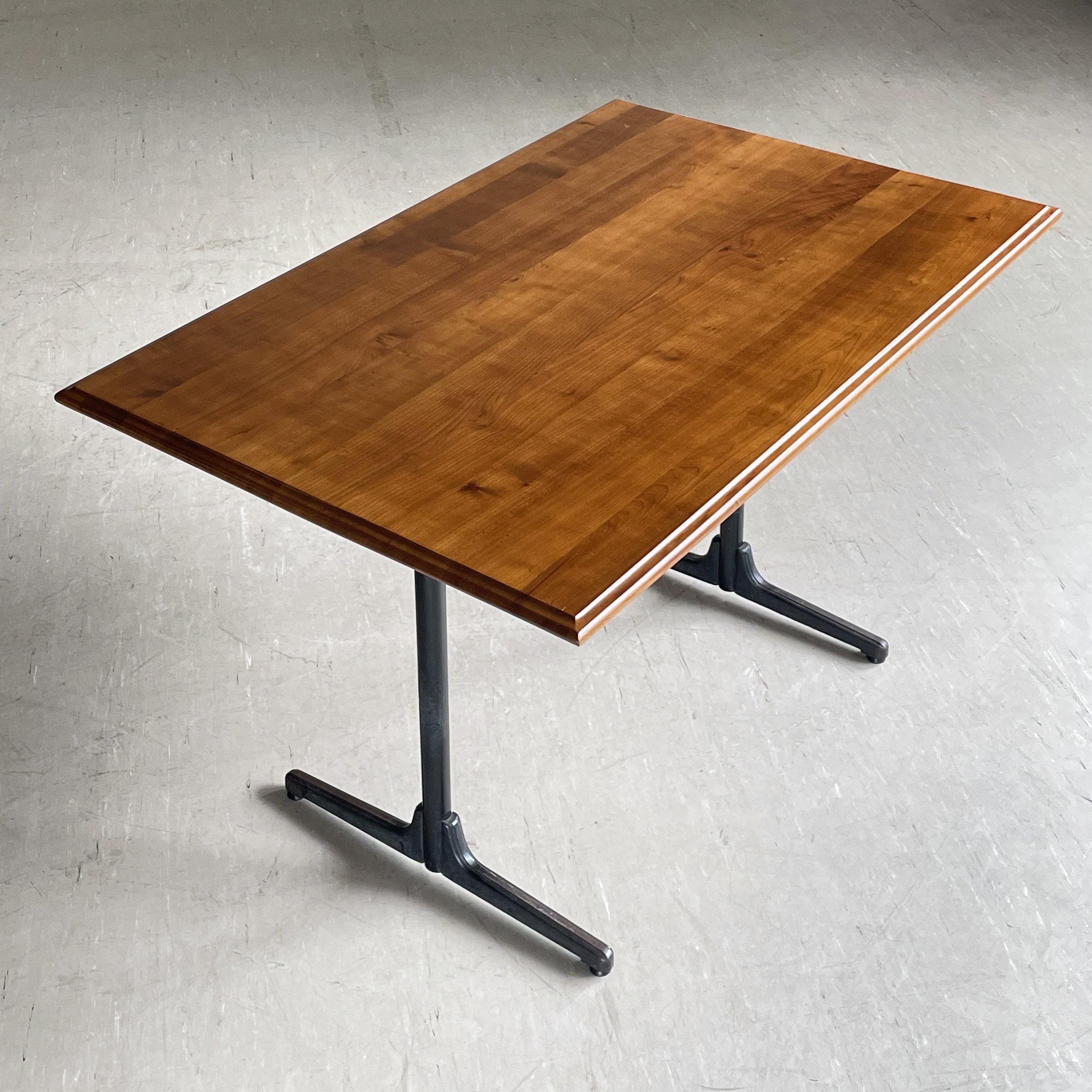 Vintage Walnut Bistro Table / Dining Table