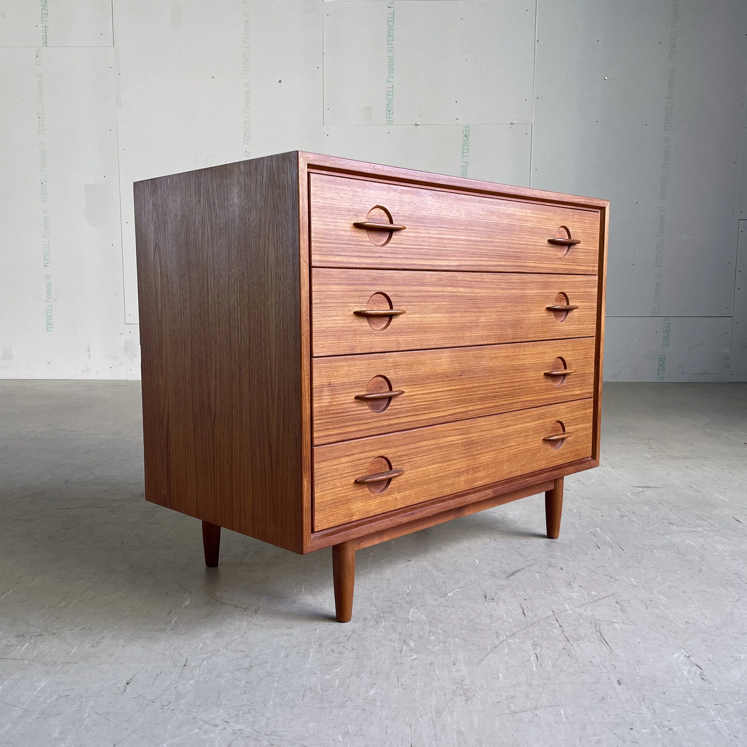1960's Scandinavian Teak Chest of Drawers