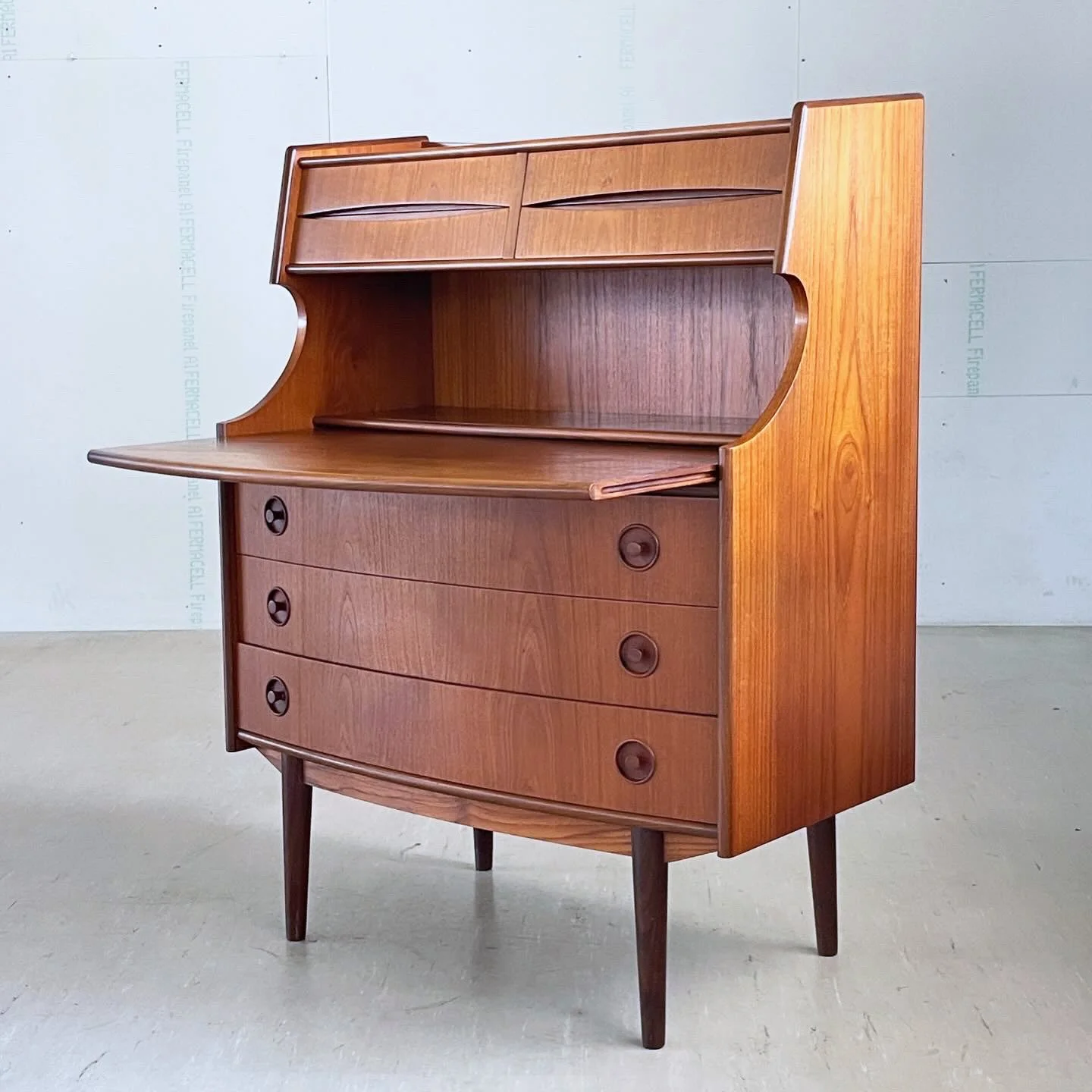 Teak Sekretär Gunnar Falsig, Denmark.15.JPG