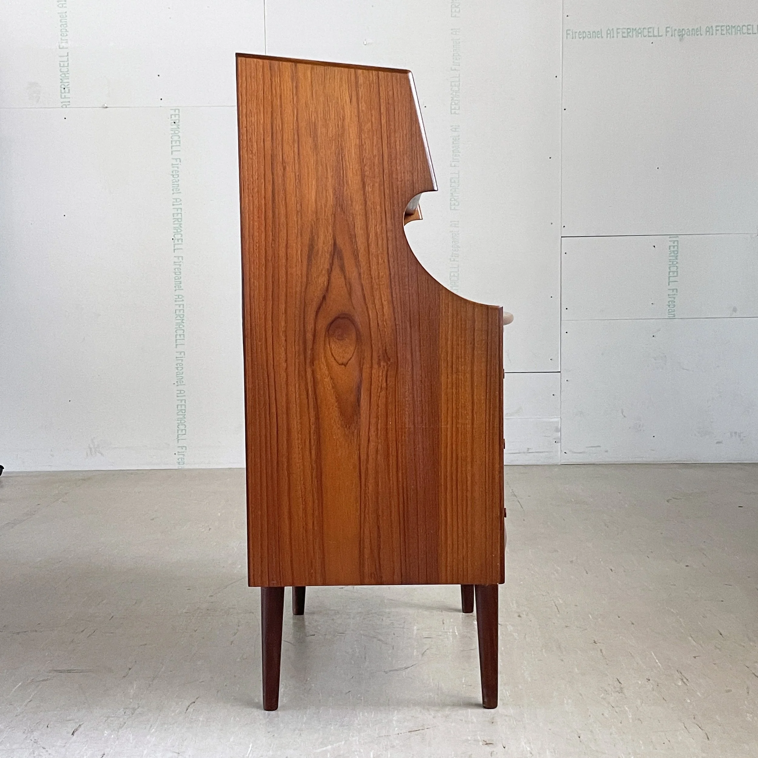 Teak Sekretär Gunnar Falsig, Denmark.3.JPG