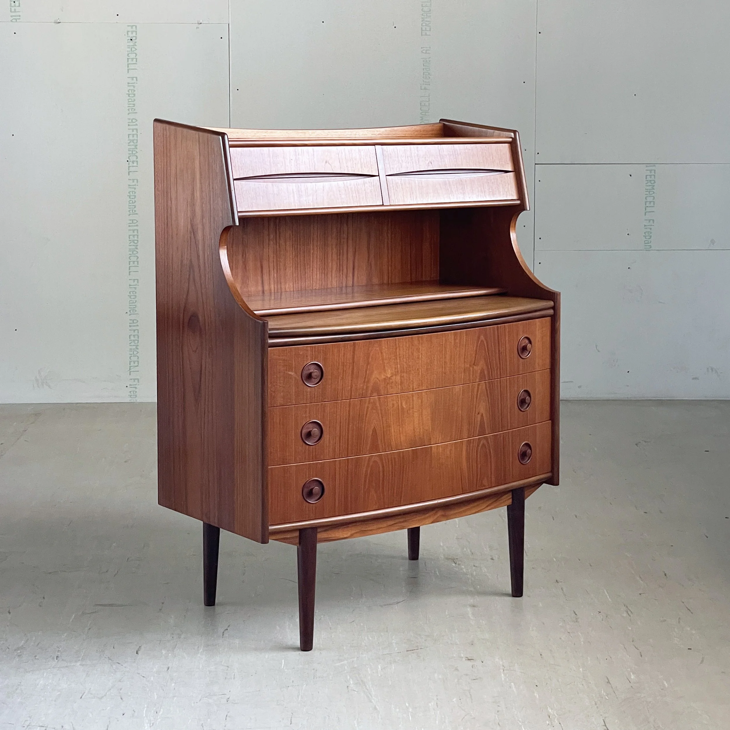 Teak Sekretär Gunnar Falsig, Denmark.5.JPG