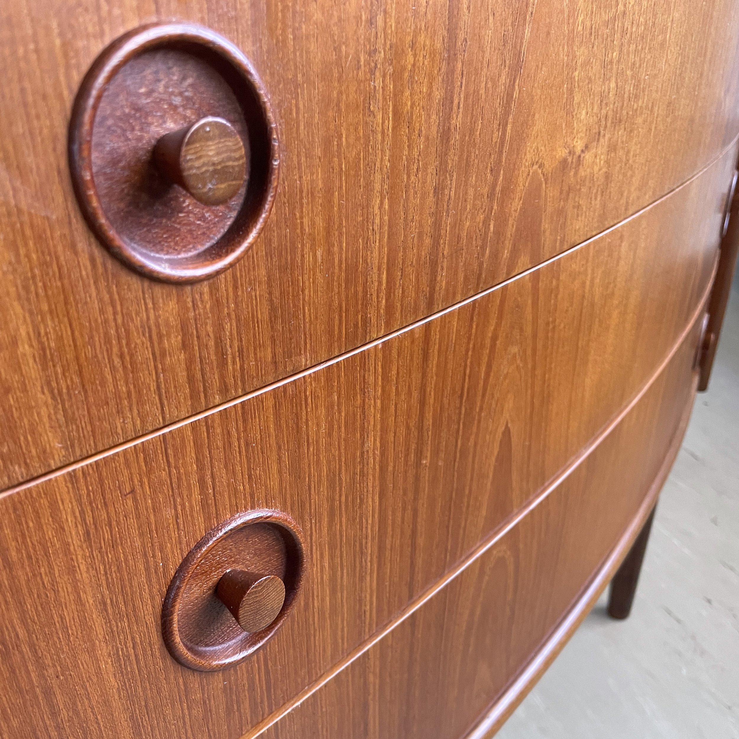 Teak Sekretär Gunnar Falsig, Denmark.1.JPG