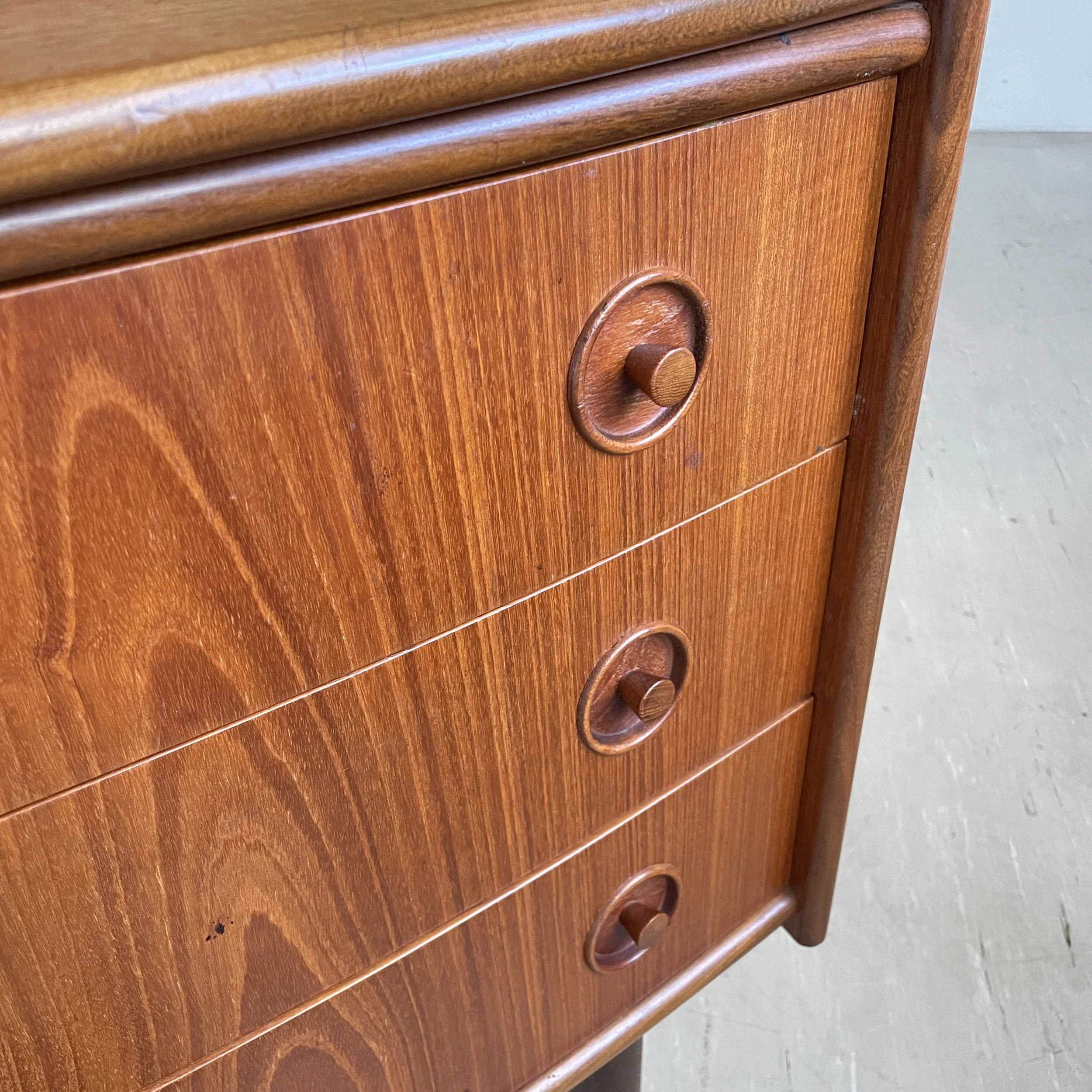 Teak Sekretär Gunnar Falsig, Denmark.4.JPG