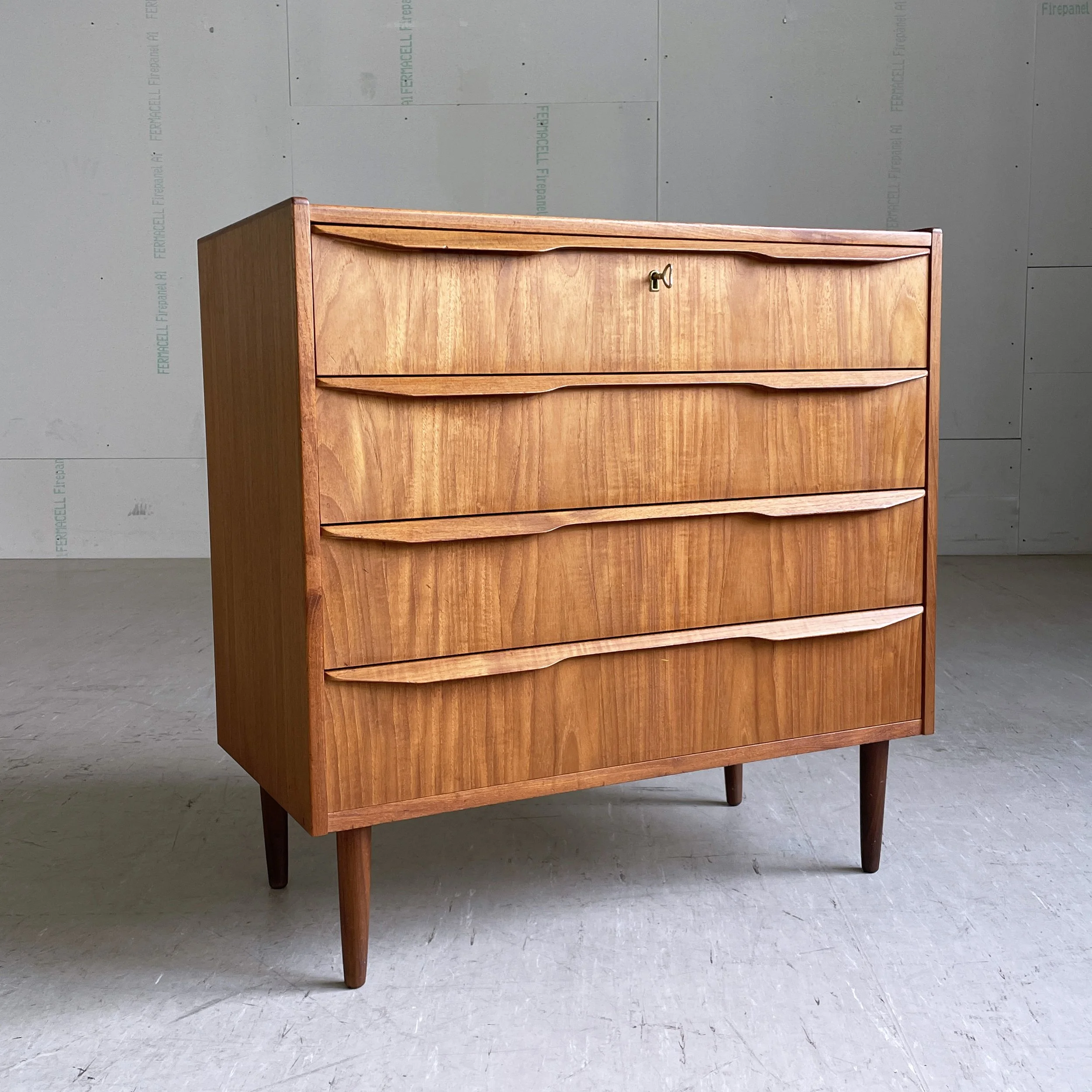 1960's Teak chest of drawers