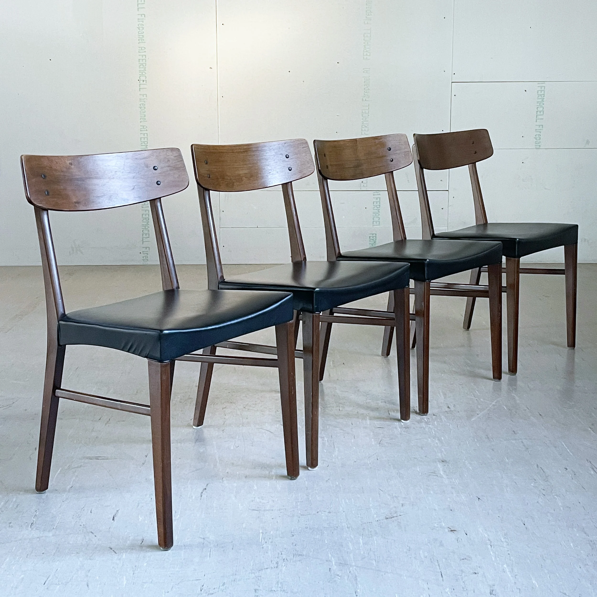 Set of 4 Farstrup Møbler teak Dining Chairs Model No. 28445