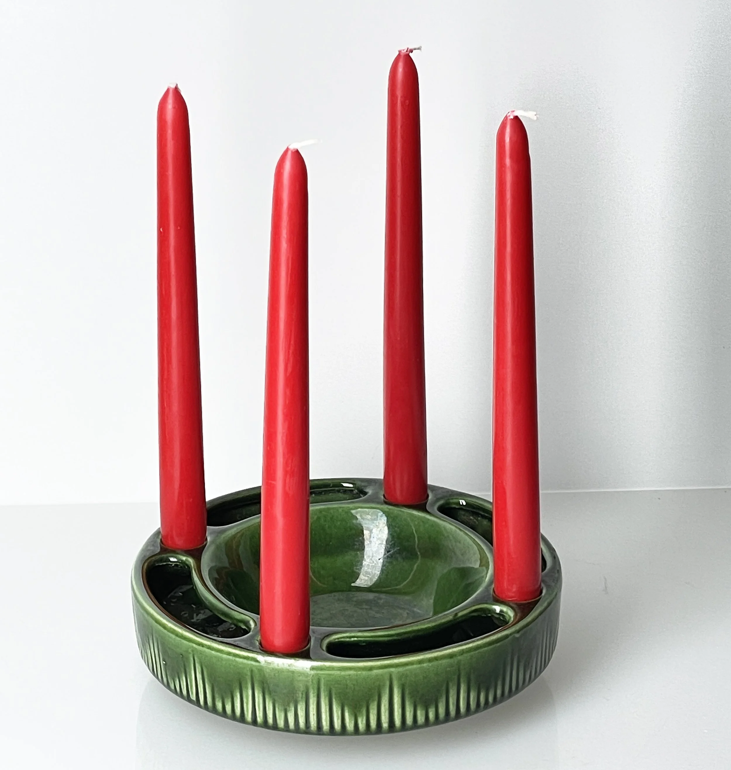 1960’s JASBA West German Ceramic Advents Candle Holders