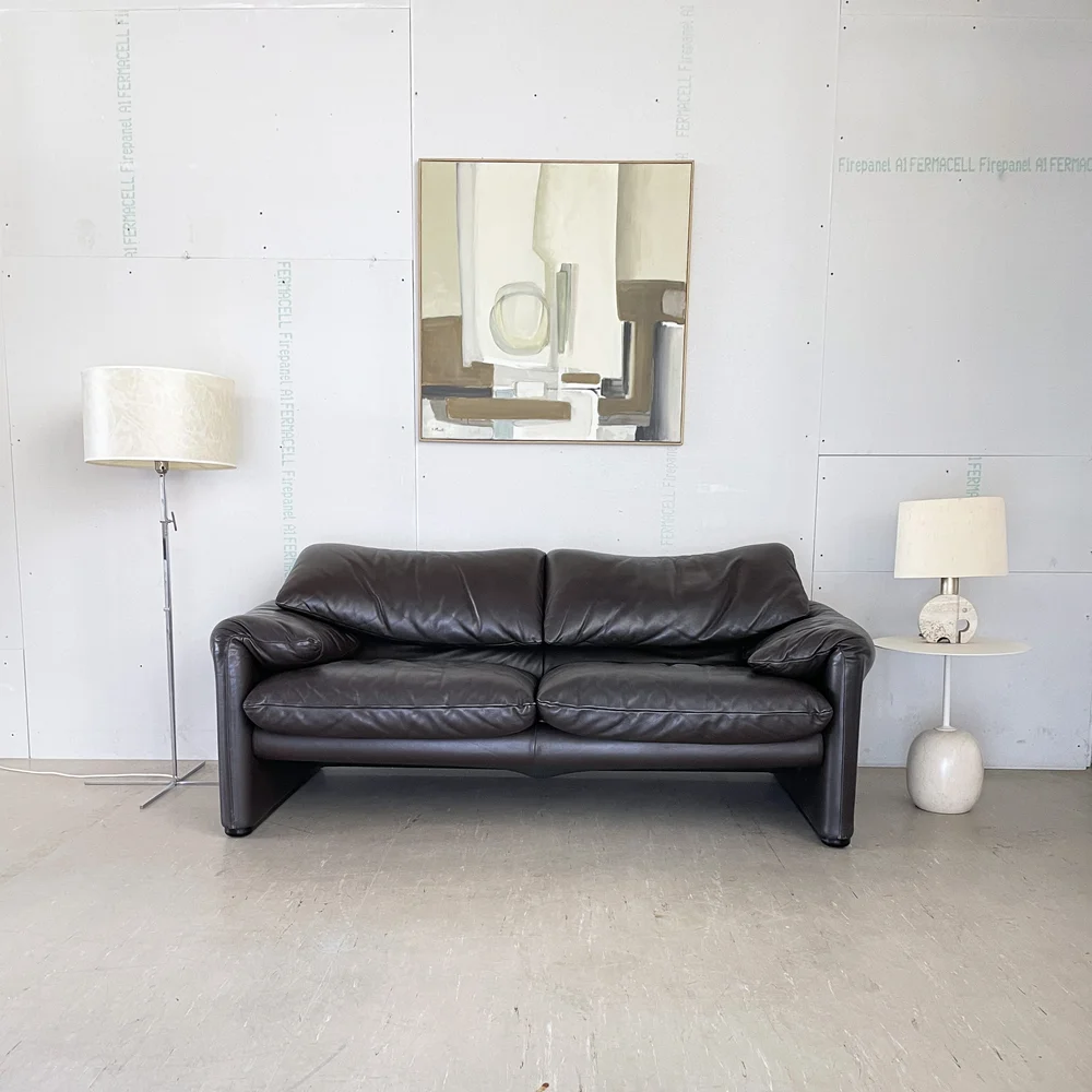 Cassina - Vico Magistretti Maralunga 2er Sofa | Modern Era