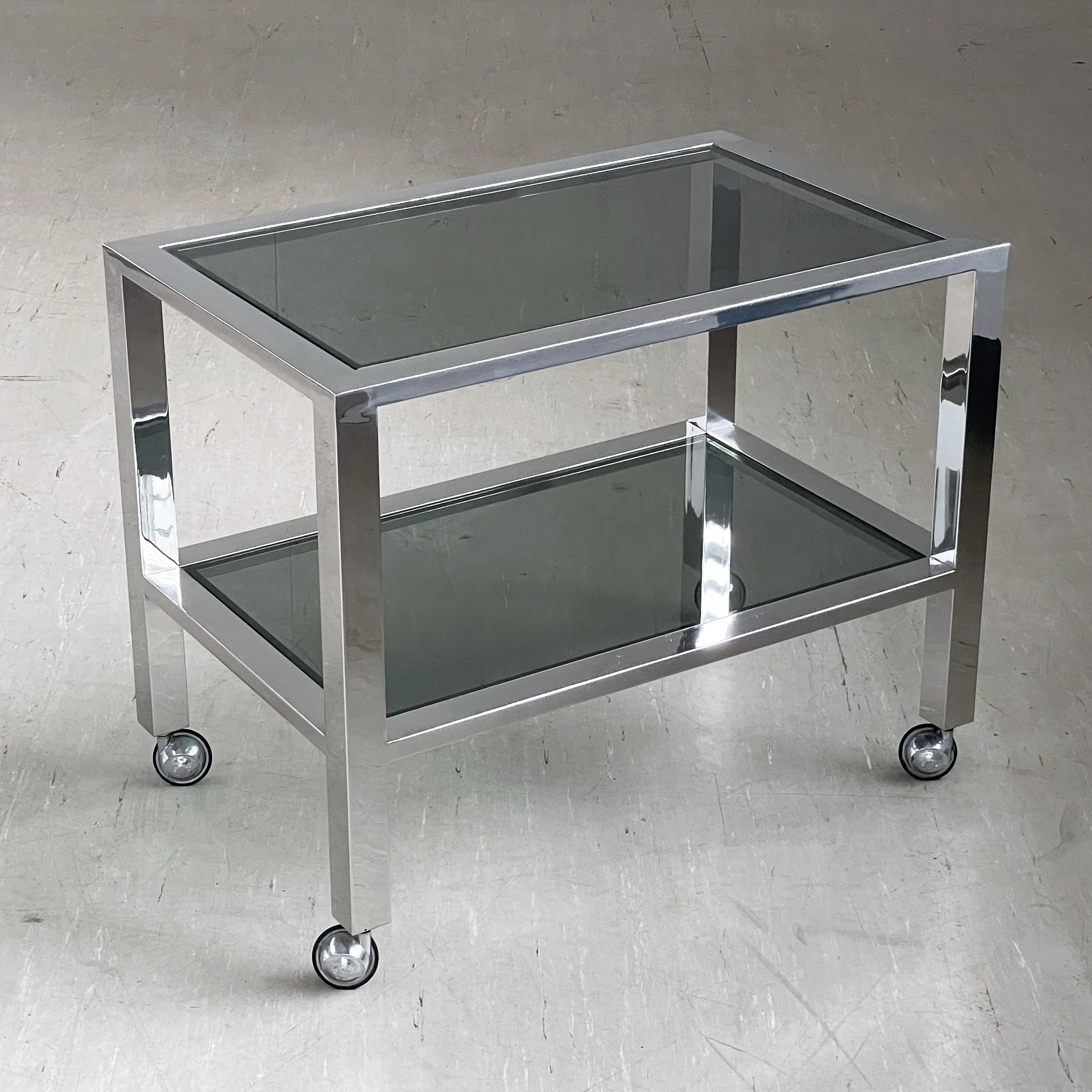 Vintage Art Deco Drinks Trolley / Bar Cart