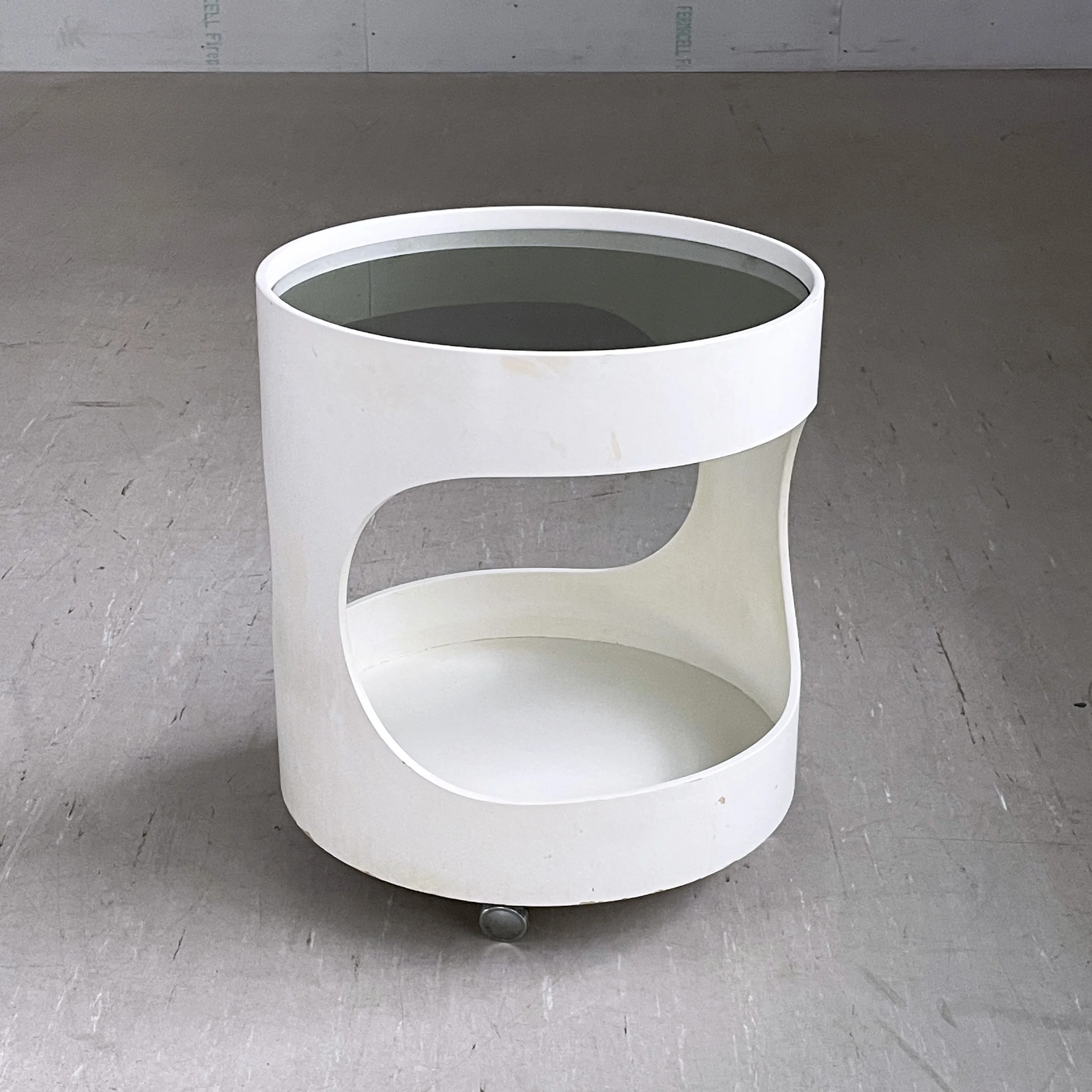1970’s OPAL Möbel style Space Age Trolley Side Table