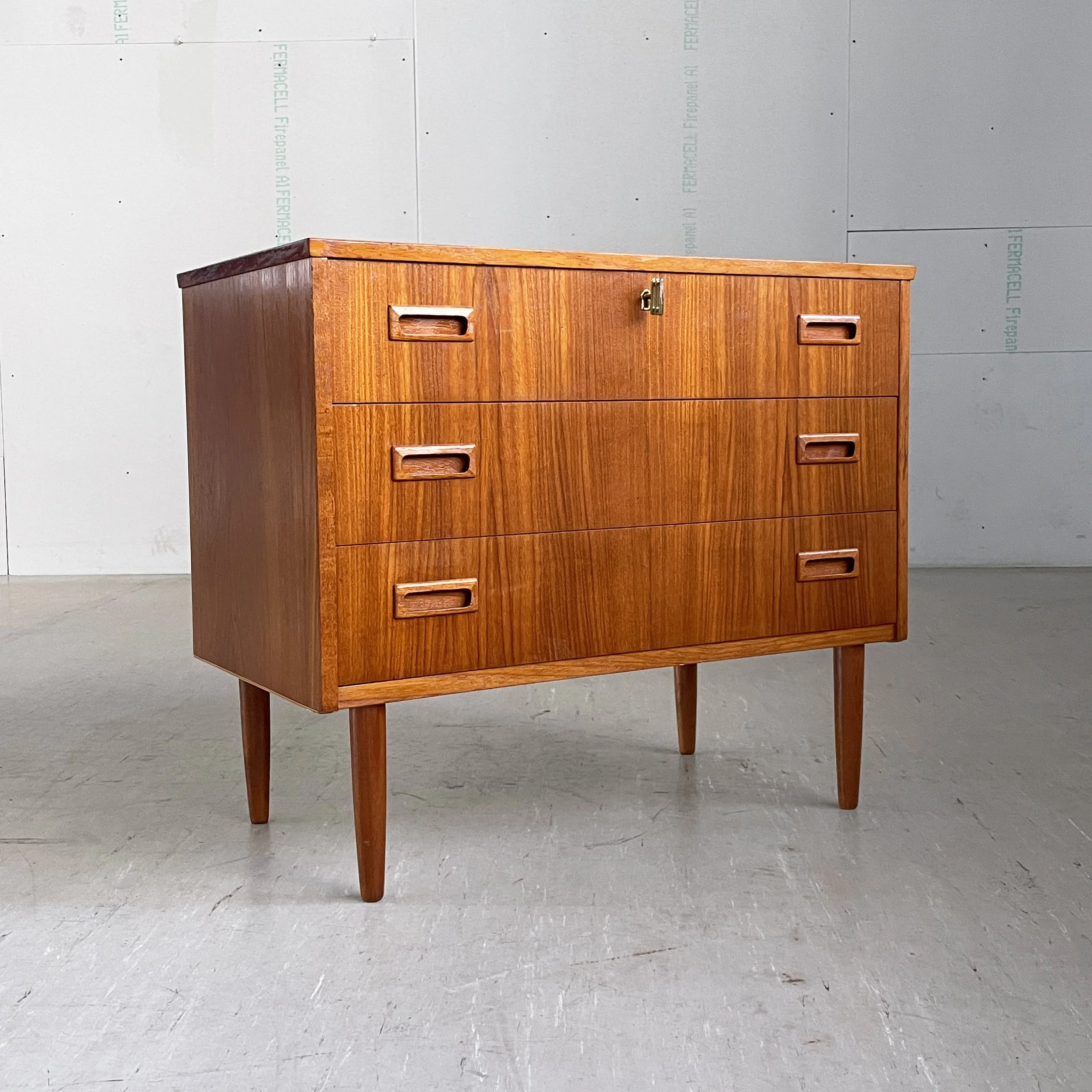 1960’s Scandinavian teak chest of drawers