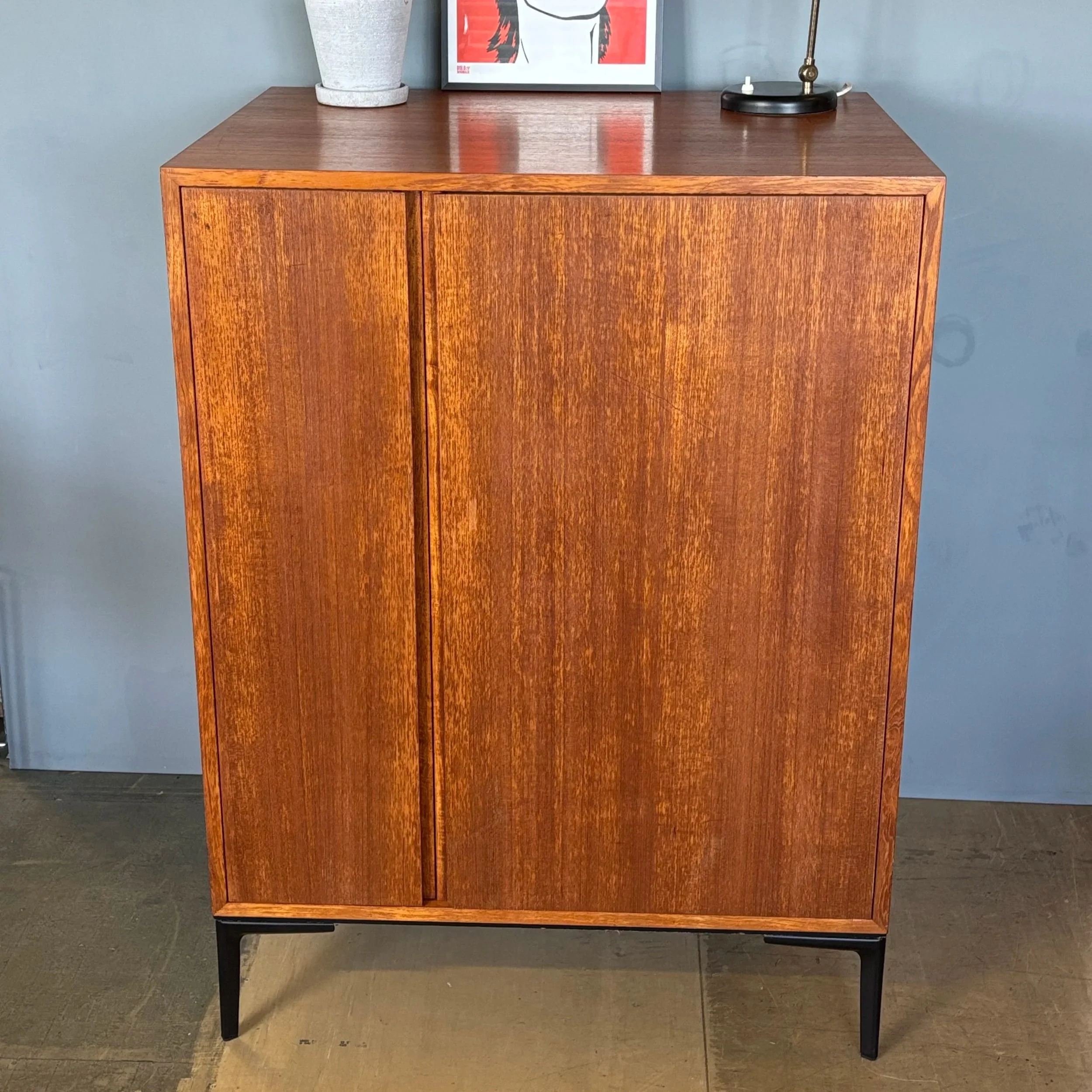 1960’s Thomas Wolfer minimalist teak cabinet