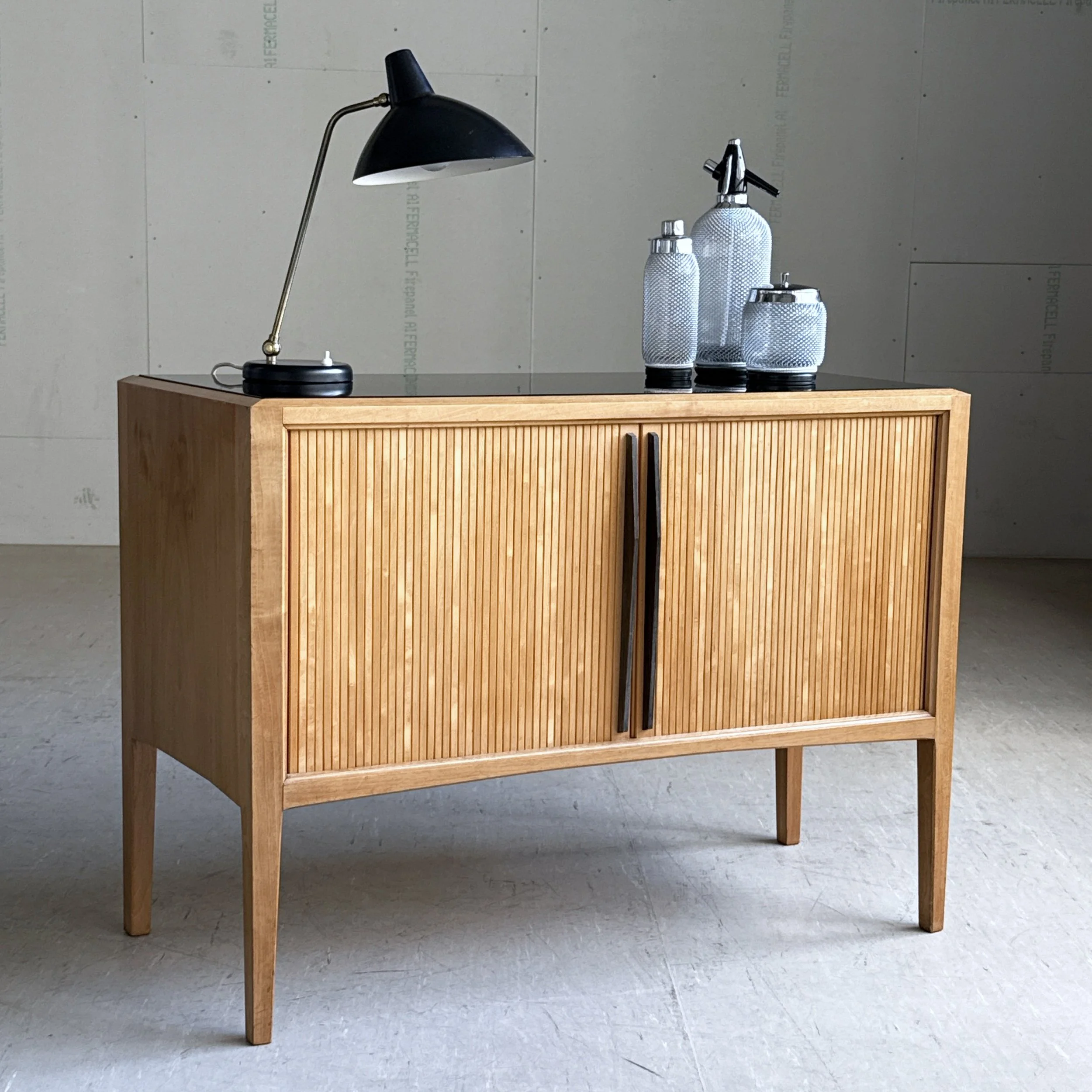 Elegant 1950’s Tambour Fronted Sideboard