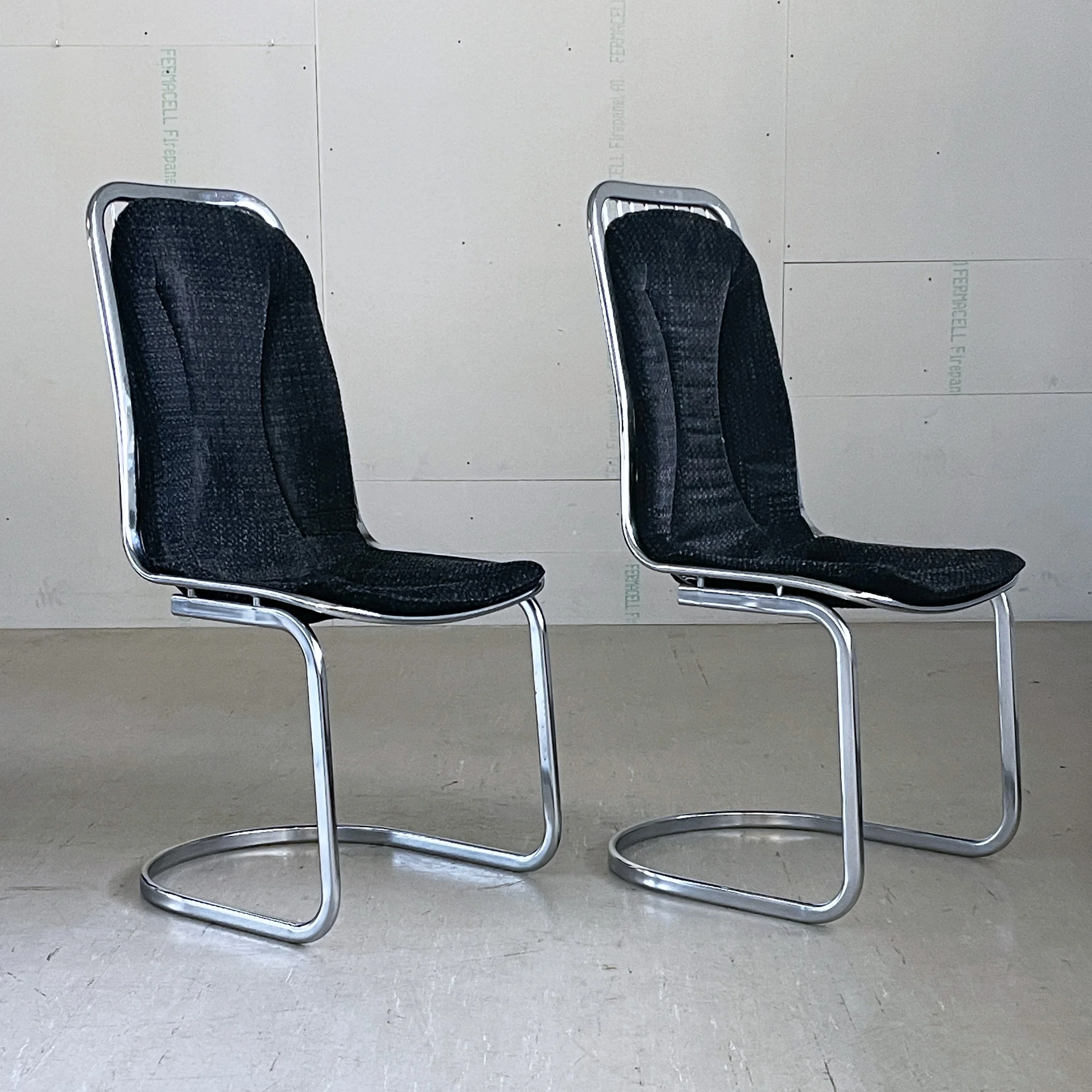 Pair of 1970’s Gastone Rinaldi Dining Chairs