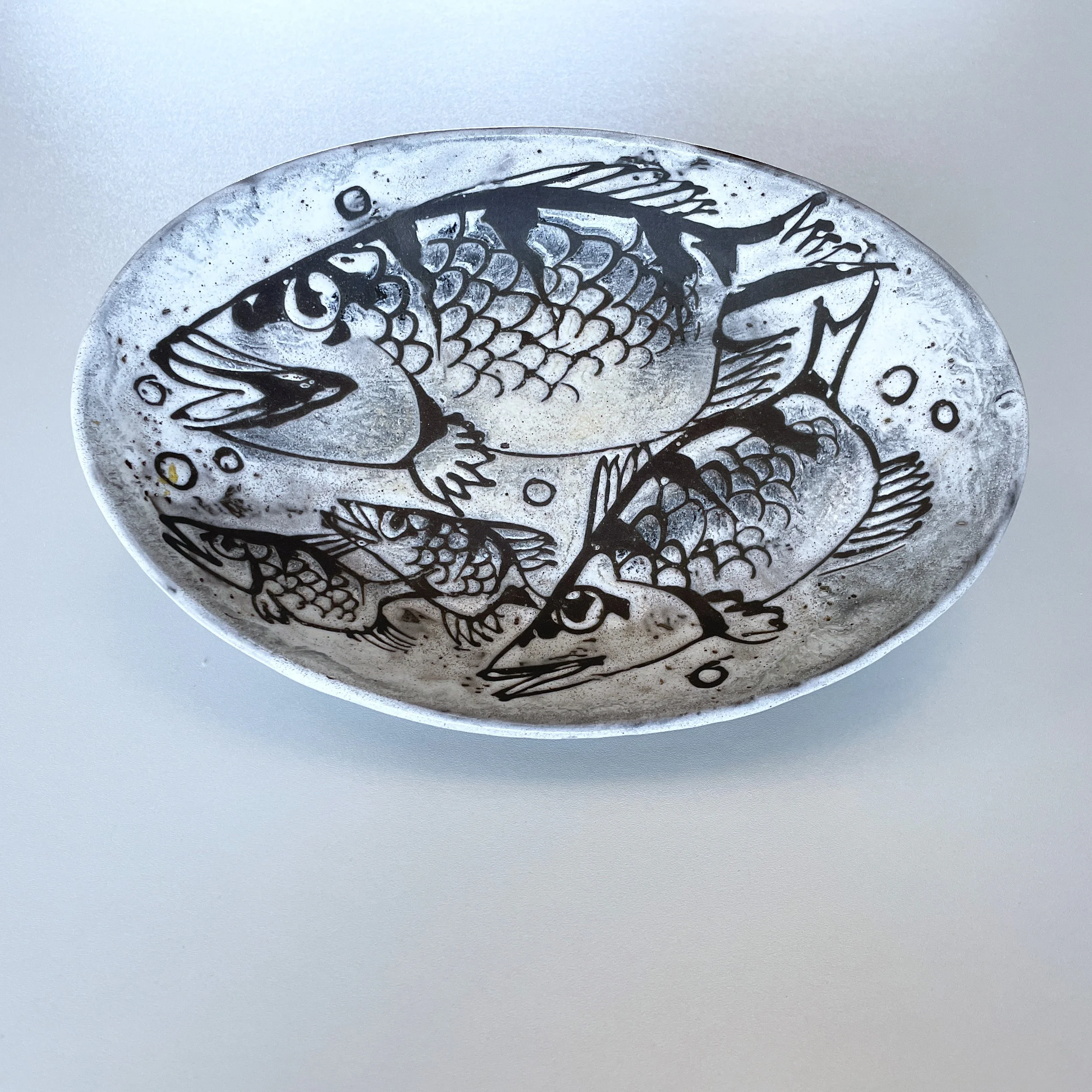 Gustav Spörri Decorative Plate/Bowl - Ziegler Schaffhausen, 1958
