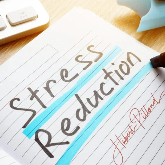   LESS STRESS AND ANXIETY  