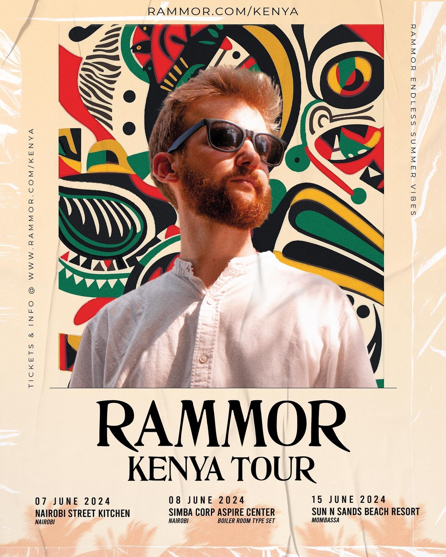 KENYA!!!! I am so happy that I can finally announce that I&lsquo;m coming again to you in June for my first ever Kenya Tour 🇰🇪❤️

Me and my team have been working for months making these shows possible! We had a lot of issues with venues / promoter