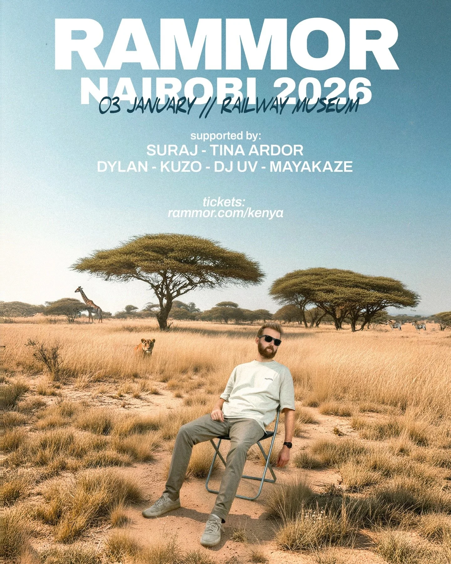 Kenya we&lsquo;re less than a month away from my biggest show yet 🇰🇪❤️

We got a crazy lineup going for you to party all night and experience a night to remember ✨

A lot of phases are already sold out, so if you haven&lsquo;t gotten your tickets y