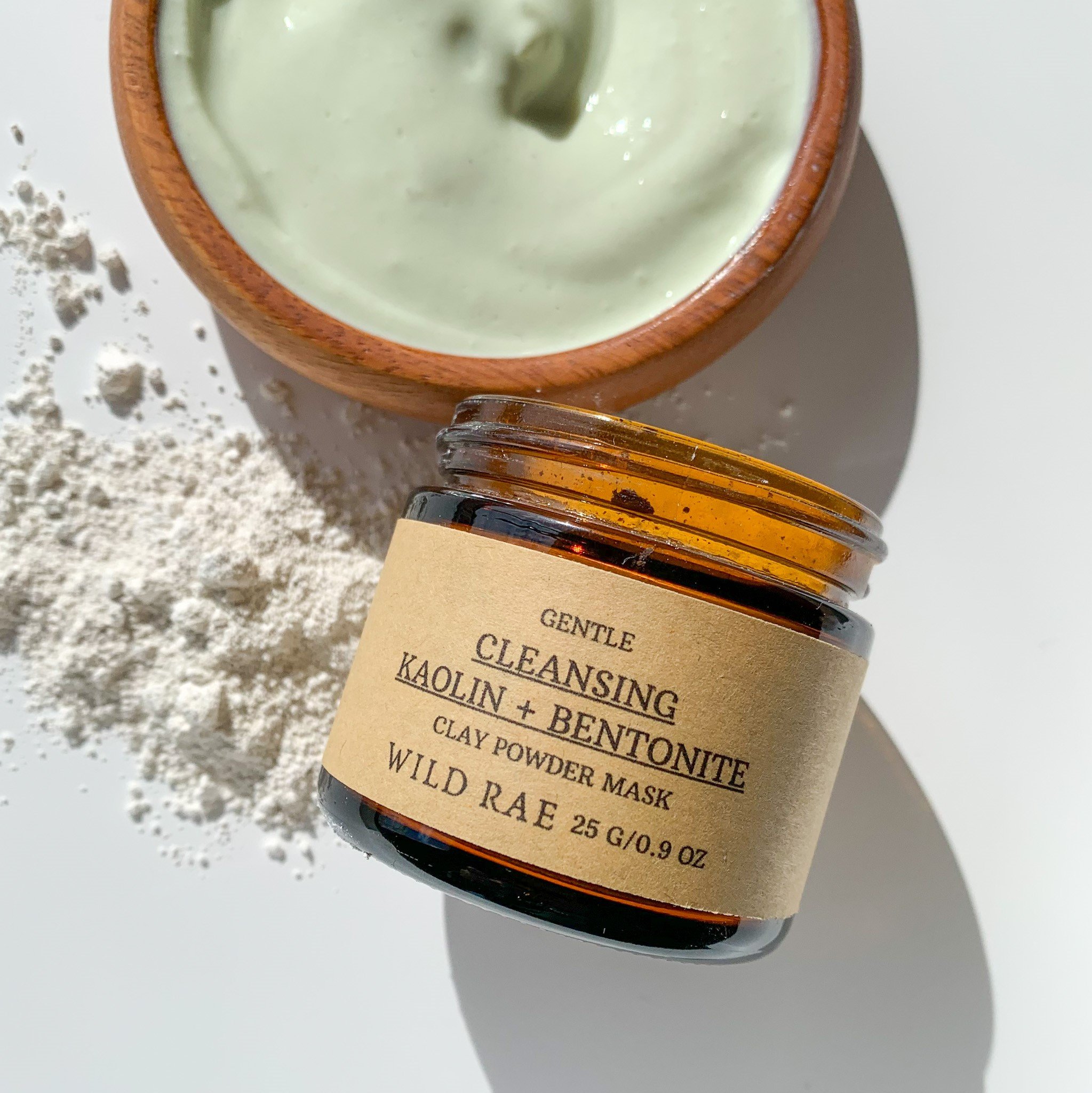 Cleansing Kaolin & Bentonite Clay Mask — WILD RAE