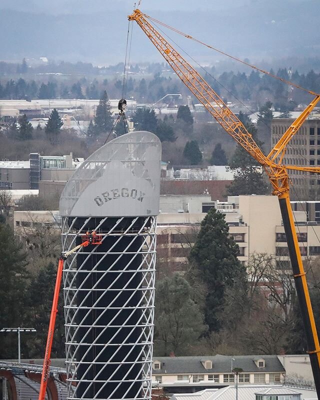 Top of Hayward tower. #goducks