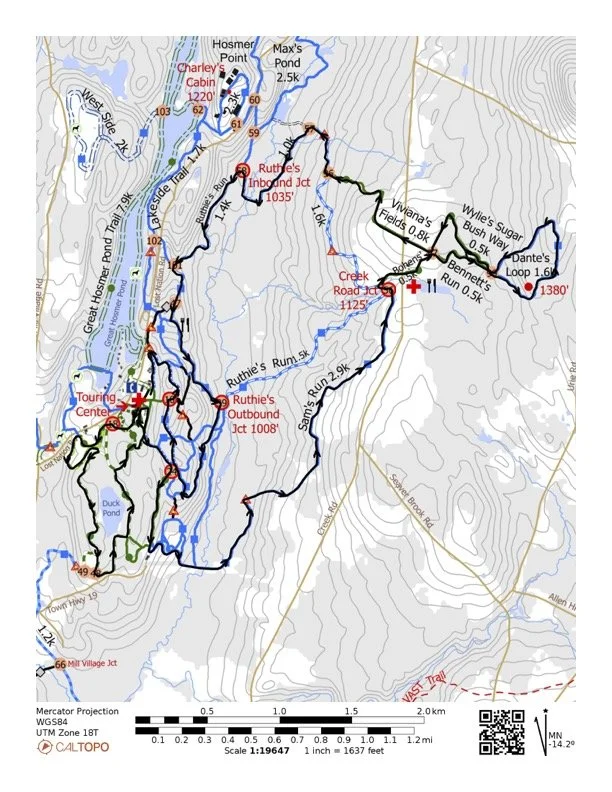Course Maps — Craftsbury Marathon & Ski Festival