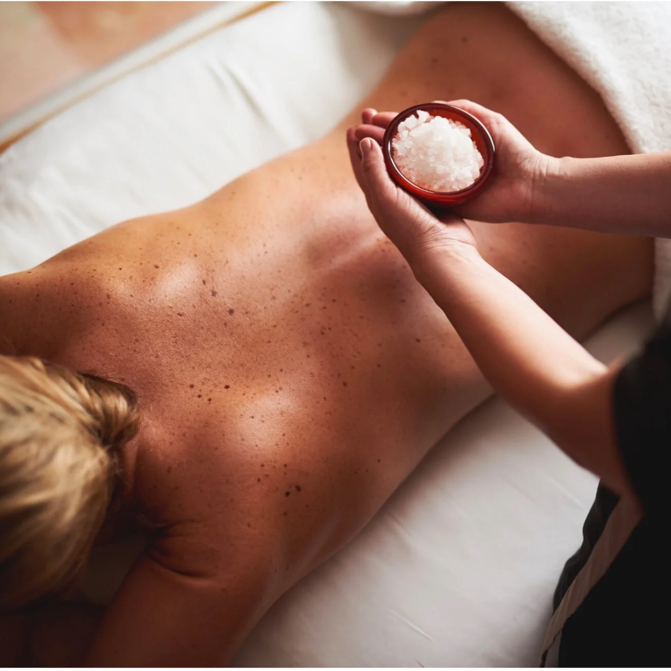 Clean, professional medical spa treatment room with neutral tones at Ananya Spa in Seattle