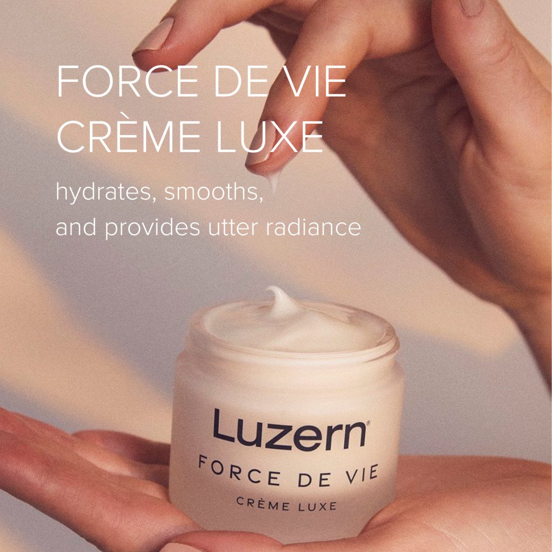 The ultimate &quot;glow-inducing&quot; creme, the Cr&egrave;me Luxe by @luzernlabs ✨

This powerful moisturizer is your answer to hydrated, smooth, and radiant skin💧

Its advanced formula deeply nourishes and revitalizes, leaving your complexion glo