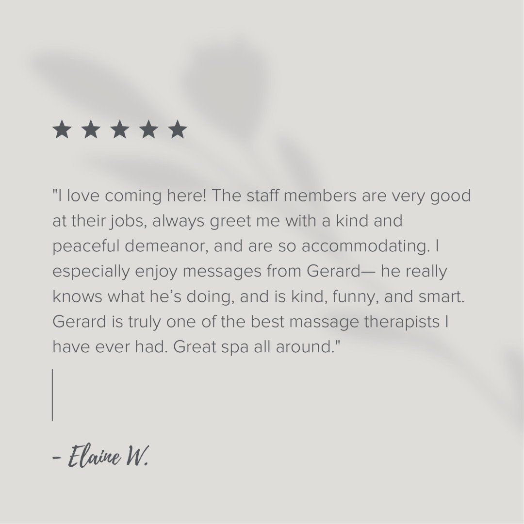 Thanks for your wonderful review, Elaine! 😍 We're looking forward to welcoming you on your next visit.

📲 Reach out via call or text to schedule your next appointments:
206-217-1744

#ananyaspaseattle #seattlelife #seattlemassage #seattlelifestyle 