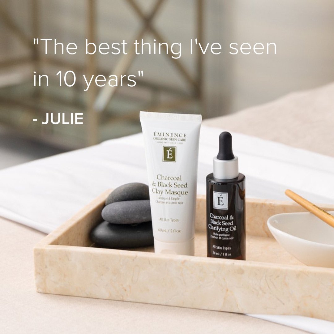 Have you heard about our brand-new products from @eminenceorganics ? 😍 

🖤 EMINENCE ORGANICS CHARCOAL &amp; BLACK SEED CLARIFYING OIL
&bull; Reduces the appearance of blemishes and dark spots
&bull; Soothes occasional redness from dryness
&bull; Ab