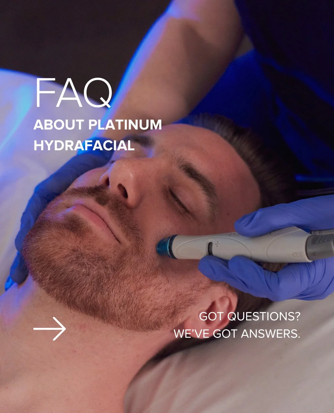 If your skin could order a reset button, it&rsquo;d choose the Platinum @hydrafacial 💦 This treatment does it all &mdash; detoxes, depuffs, exfoliates, and drenches your skin in hydration so you walk out looking like you slept 10 hours and drank a g