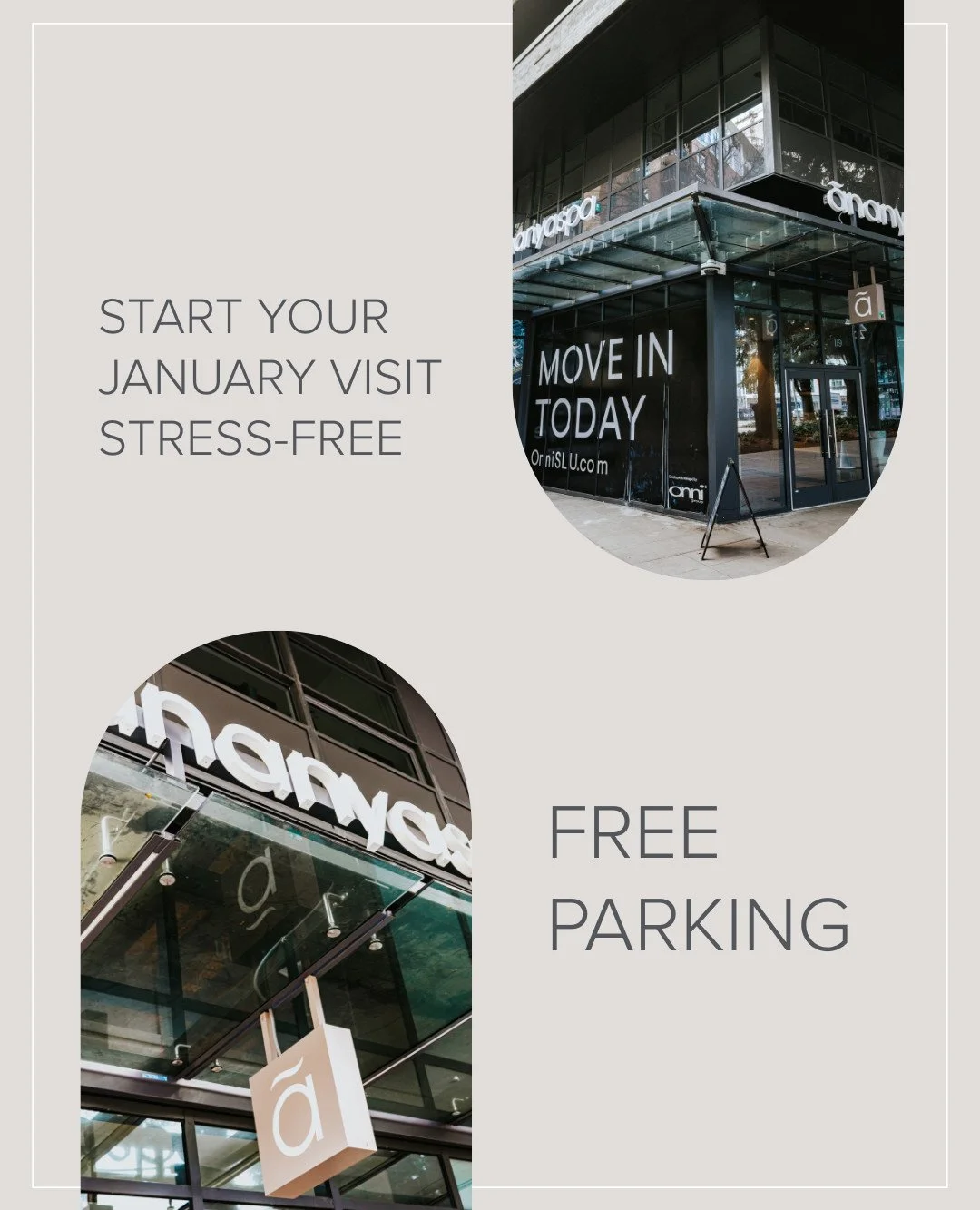Parking in Seattle is rarely simple, but arriving at Ananya Spa is all about ease.

Glide right into our secure garage, head to P3, and stroll up to the spa without a care in the world, free validated parking means one less detail on your mind. ✨

Wh