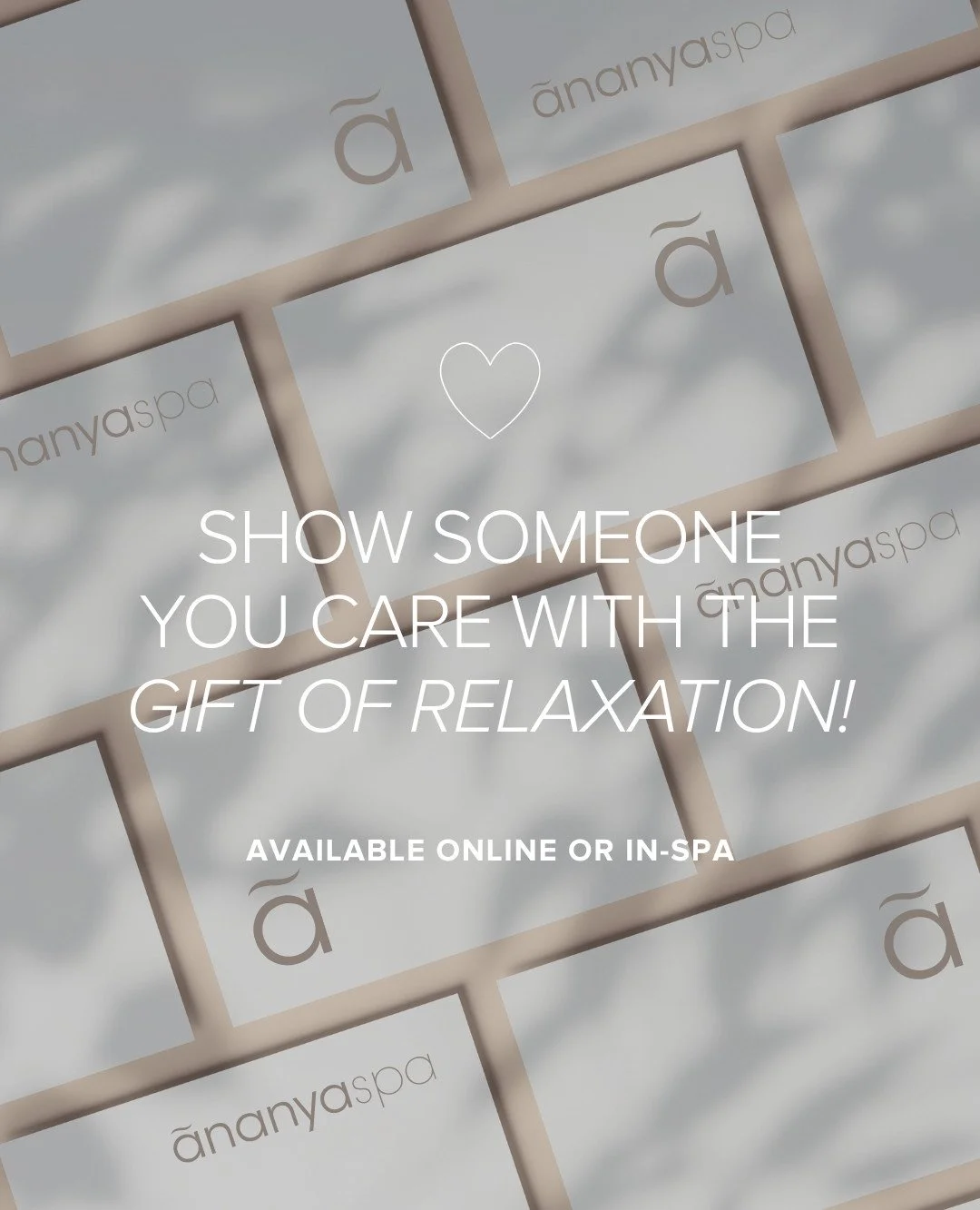 There&rsquo;s something quietly wonderful about giving someone time to slow down, breathe, and truly unwind 💕 

Whether you&rsquo;re celebrating love, friendship, or just want to brighten someone&rsquo;s week, a gift card is a gentle invitation to s