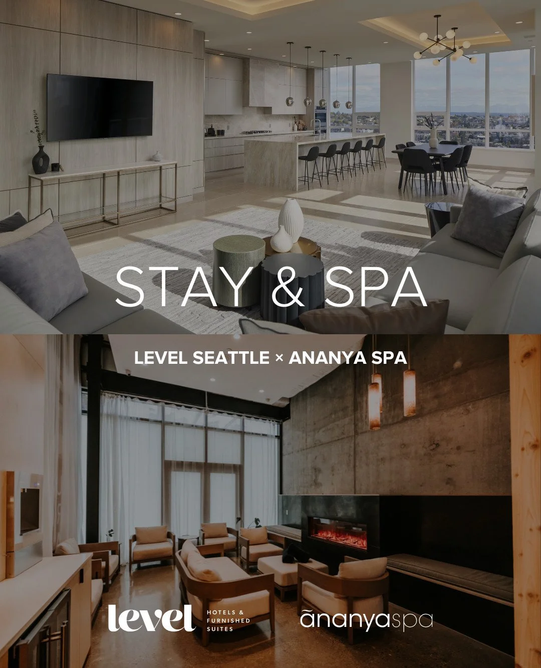 Stay. Soak. Spa. ✨

Introducing Stay &amp; Spa at @stayinglevel &ndash; South Lake Union, your elevated city escape.

A seamless blend of luxury suites, serene sauna moments, and personalized spa treatments&hellip; all just an elevator ride away.

Pe