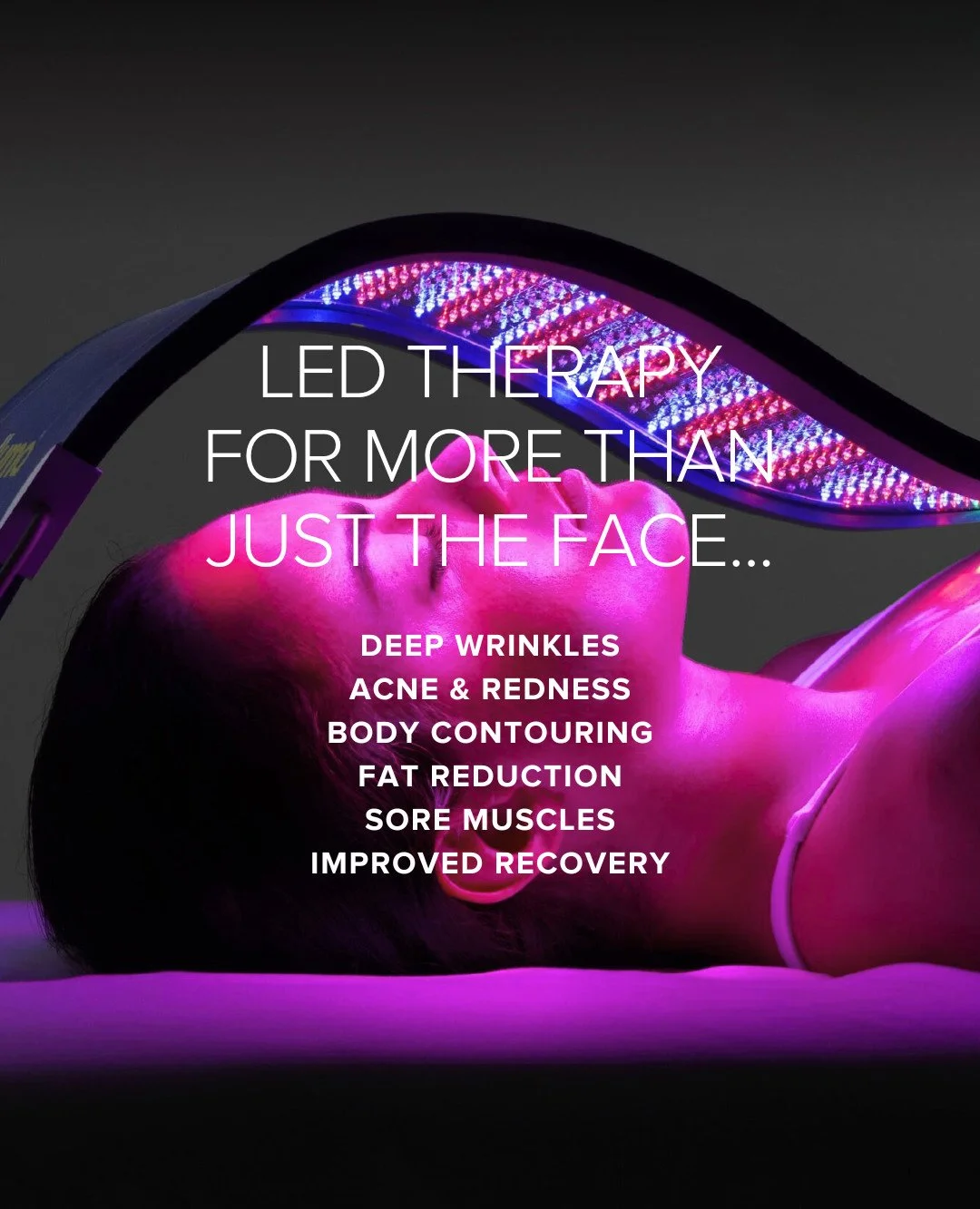 Ever notice how a little light can change everything?✨ That's how it feels when you settle in for LED therapy, gentle warmth, a soft glow, and a sense that your skin is soaking it all in.

Our @celluma_led_therapy is used during facials and massages 