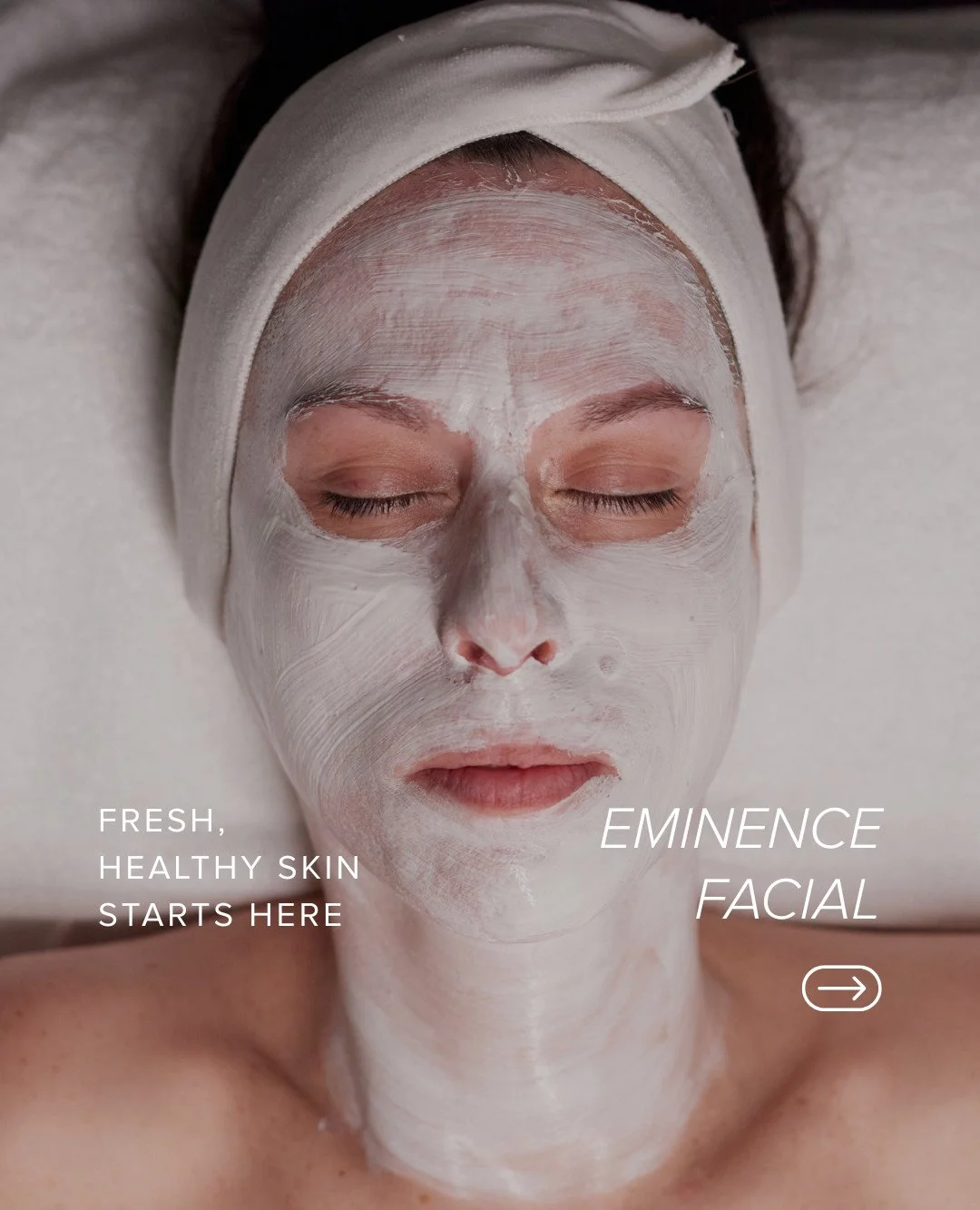 Sink into the comfort of soft towels and gentle hands as we welcome your skin to a fresh start. 

Our @eminenceorganics facial is all about finding what your complexion craves, nothing cookie-cutter here. 

Your esthetician will use plant-powered for