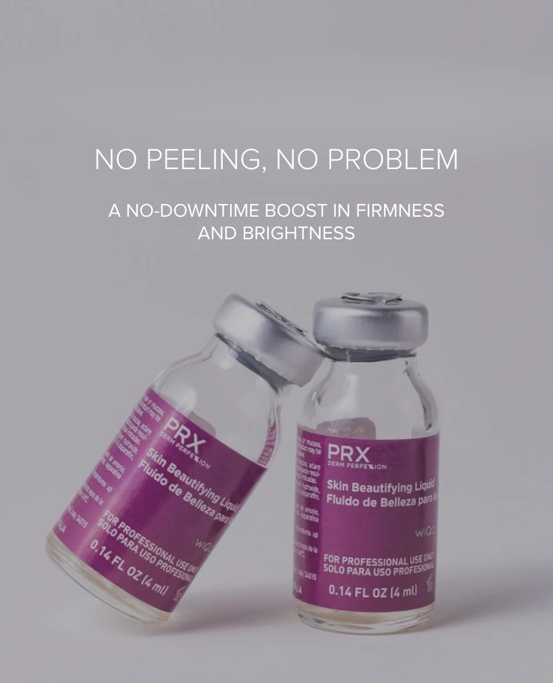 Curious about glowy, even skin, without the recovery time? PRX BioRevitalizer works its magic below the surface, thanks to a relaxing massage application that feels just as good as the results look. ✨ 

Because the top layer stays intact, you&rsquo;l