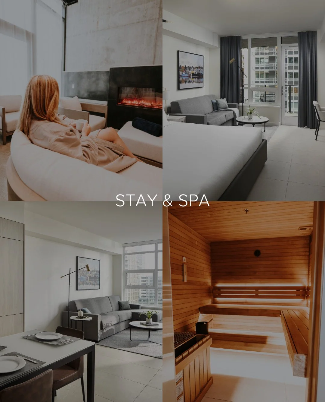 Discover Stay &amp; Spa at @stayinglevel &ndash; South Lake Union, your refined city retreat.

Where spacious luxury suites, tranquil sauna sessions, and customized spa treatments come together, all just an elevator ride away.

Perfect for a romantic