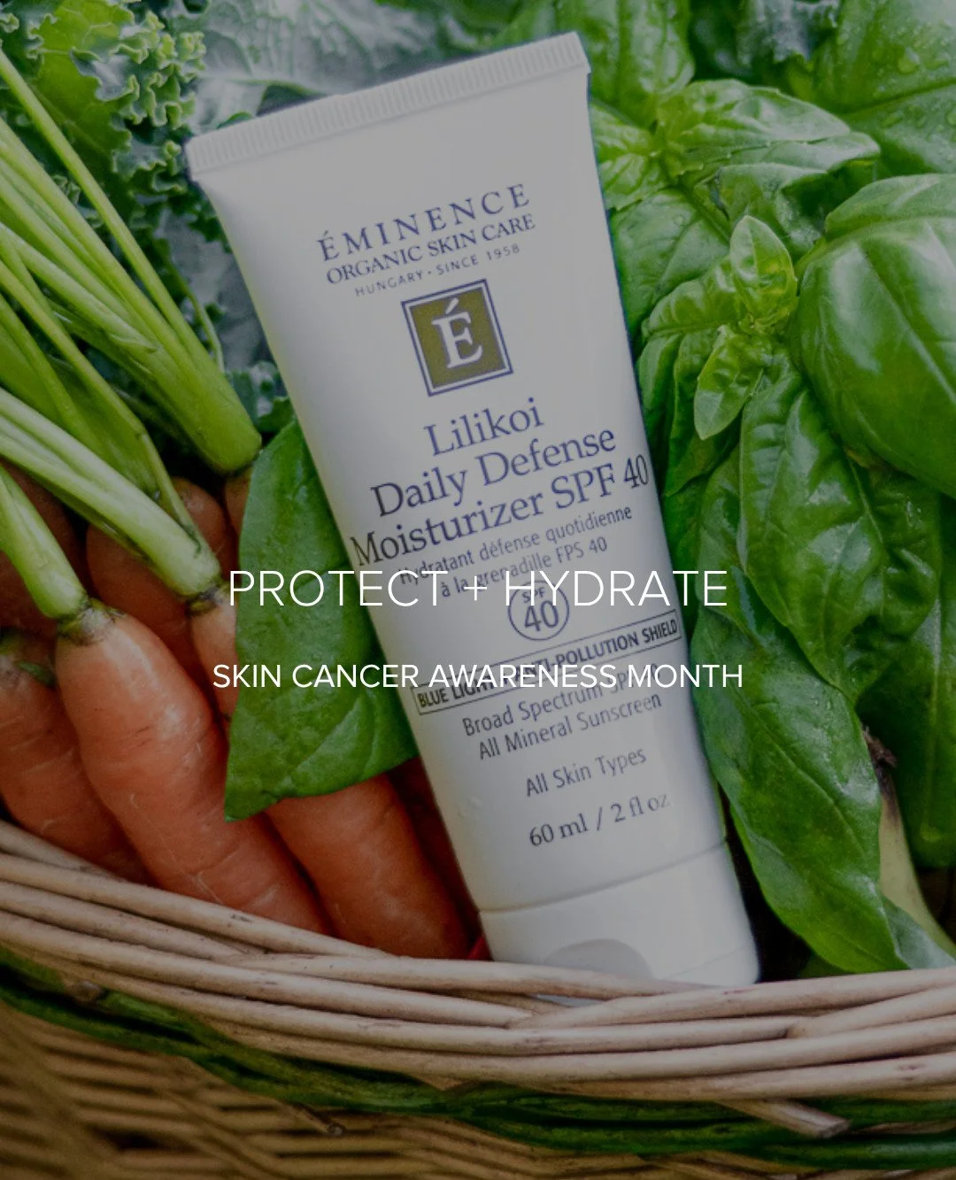 Mornings are a little softer when your moisturizer has your back, and your cheeks and forehead, too. ✨ 

This Lilikoi Daily Defense Moisturizer SPF 40 from @eminenceorganics wraps your skin in daily moisture and gentle broad-spectrum protection, all 
