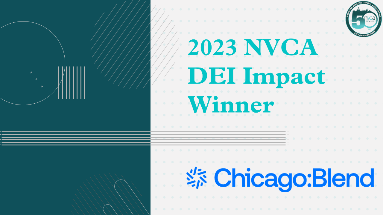 Chicago:Blend receives NVCA's 2023 DEI Impact Award