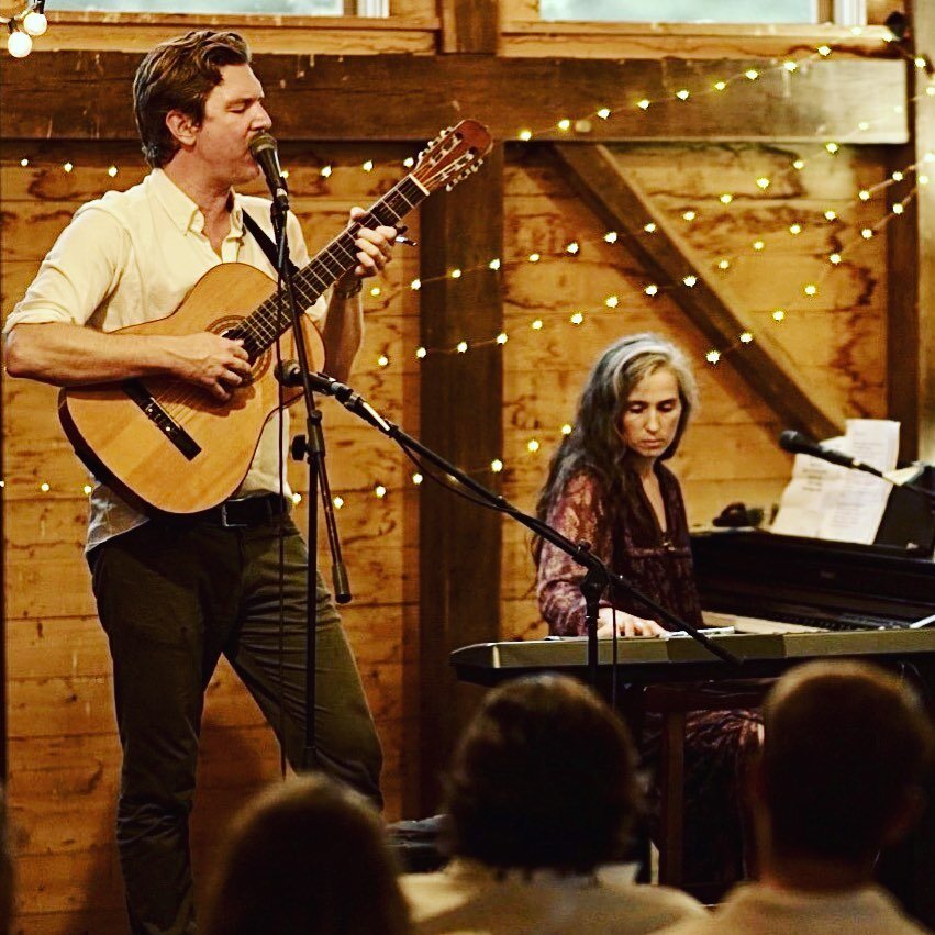 Our friend @hamiltonleithauser stopped by for a week-long residency/hang and played a fantastic set with his amazing wife Anna for some lucky friends. ⚡️⚡️ it was pretty great, thanks Hamilton!!