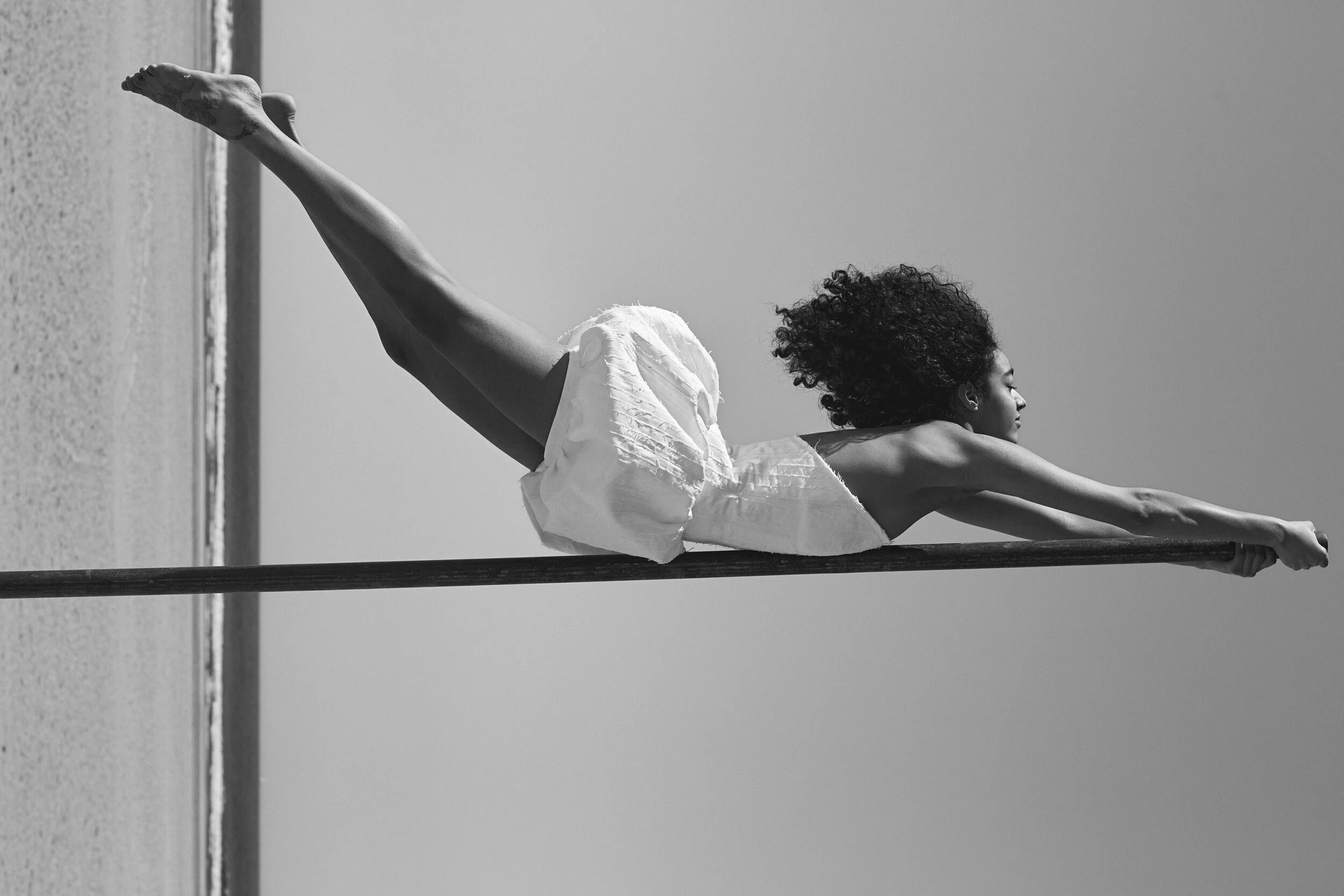 Sustainable fashion: Dress made from G-Star RAW Denim waste. 