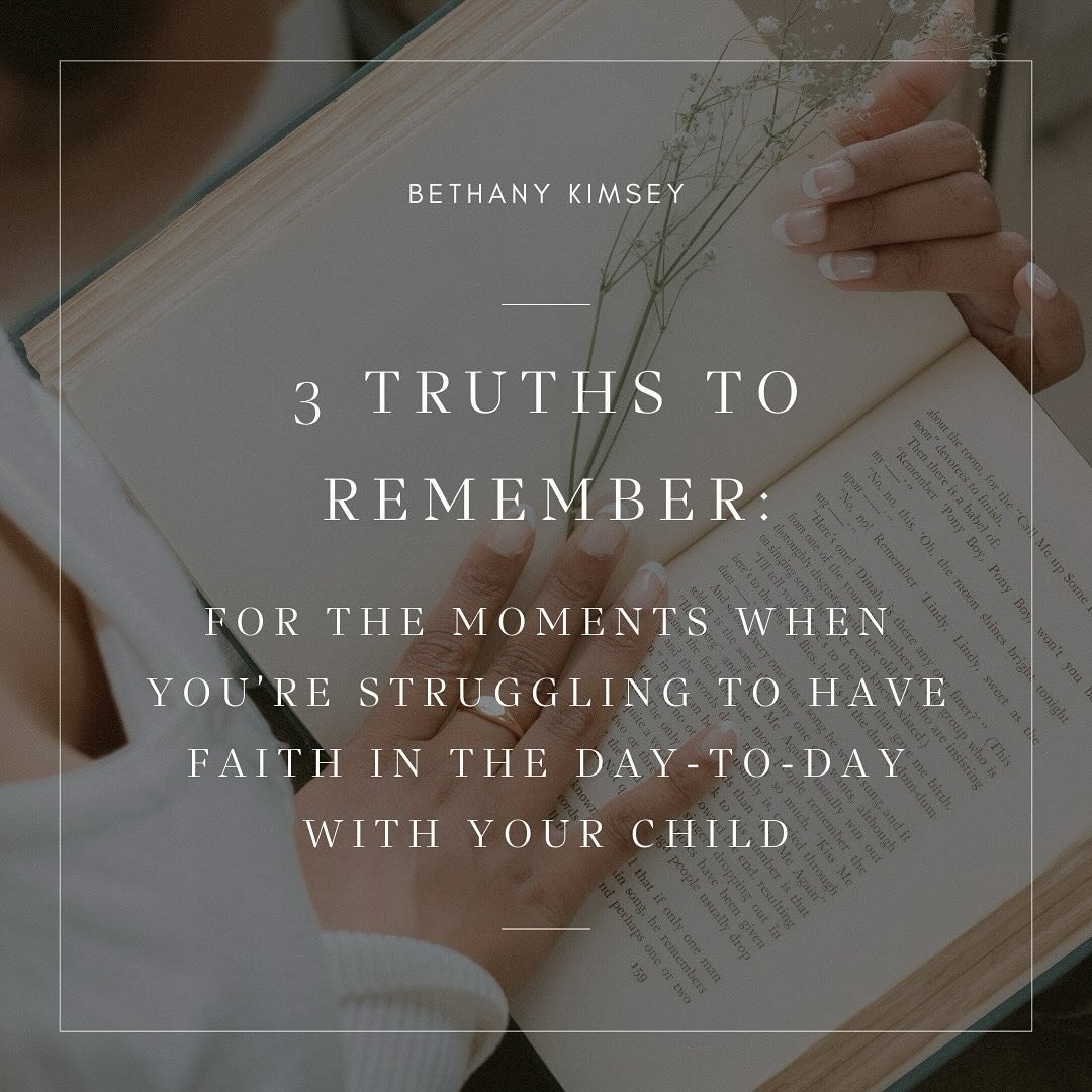 3 truths to remember this week in your motherhood ➡️➡️➡️

Find rest in knowing that God is always at work in your child&rsquo;s life. Each day He is pruning and molding your children into Oaks of Righteousness 🌳🙌🏻
______________________

For more 