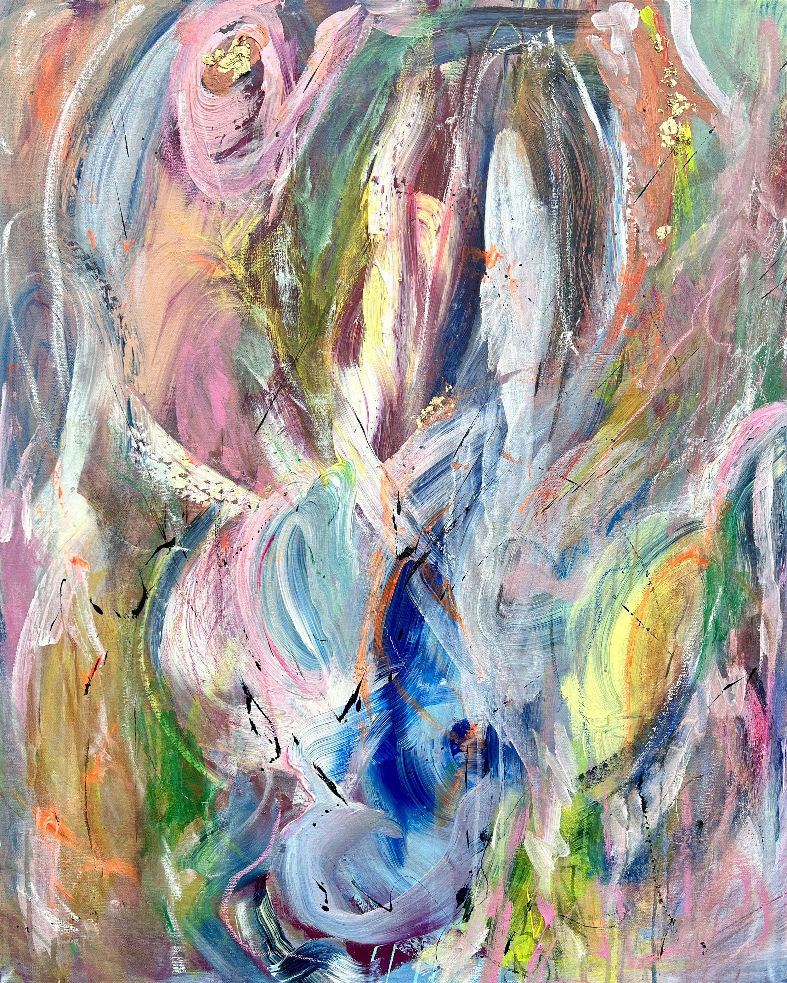 I JUST WANTED TO GIVE YOU FLOWERS - Original painting - 2025
