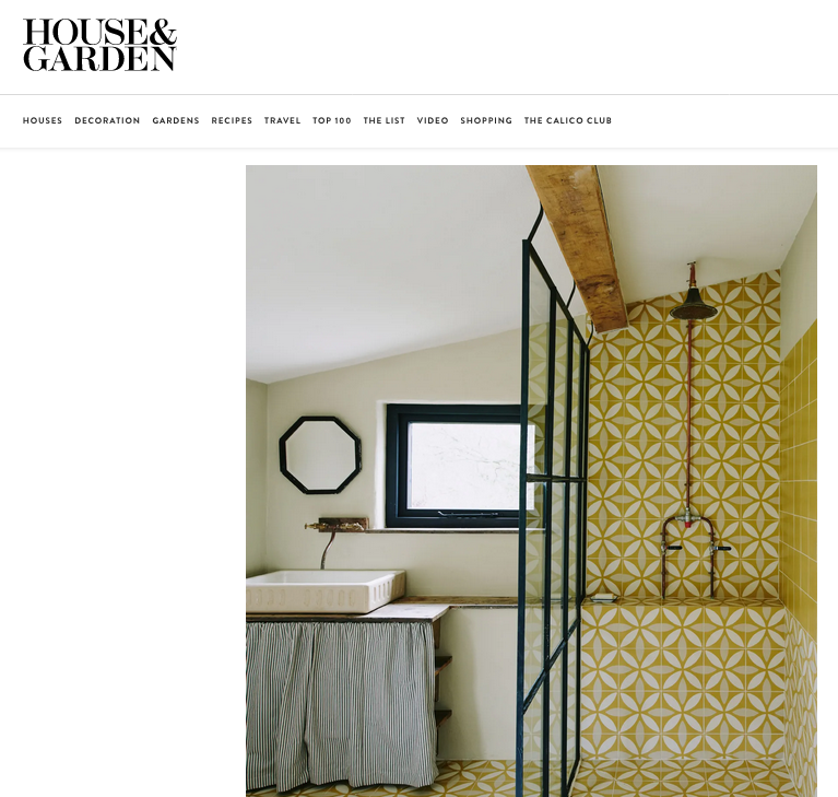 HOUSE&GARDEN Magazine Feature