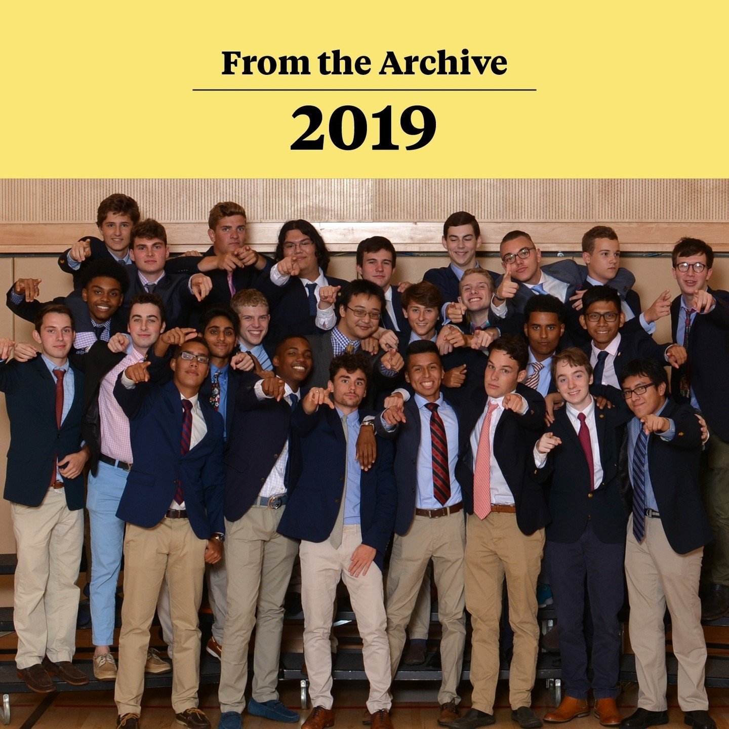 From the Archive! We're spotlighting members of the Class of 2019 today, who are celebrating the fifth anniversary of their graduation this year.⁠
⁠
Alumni, we're one day away from Reunion tomorrow! We hope to see many of you there.⁠ Visit browning.e