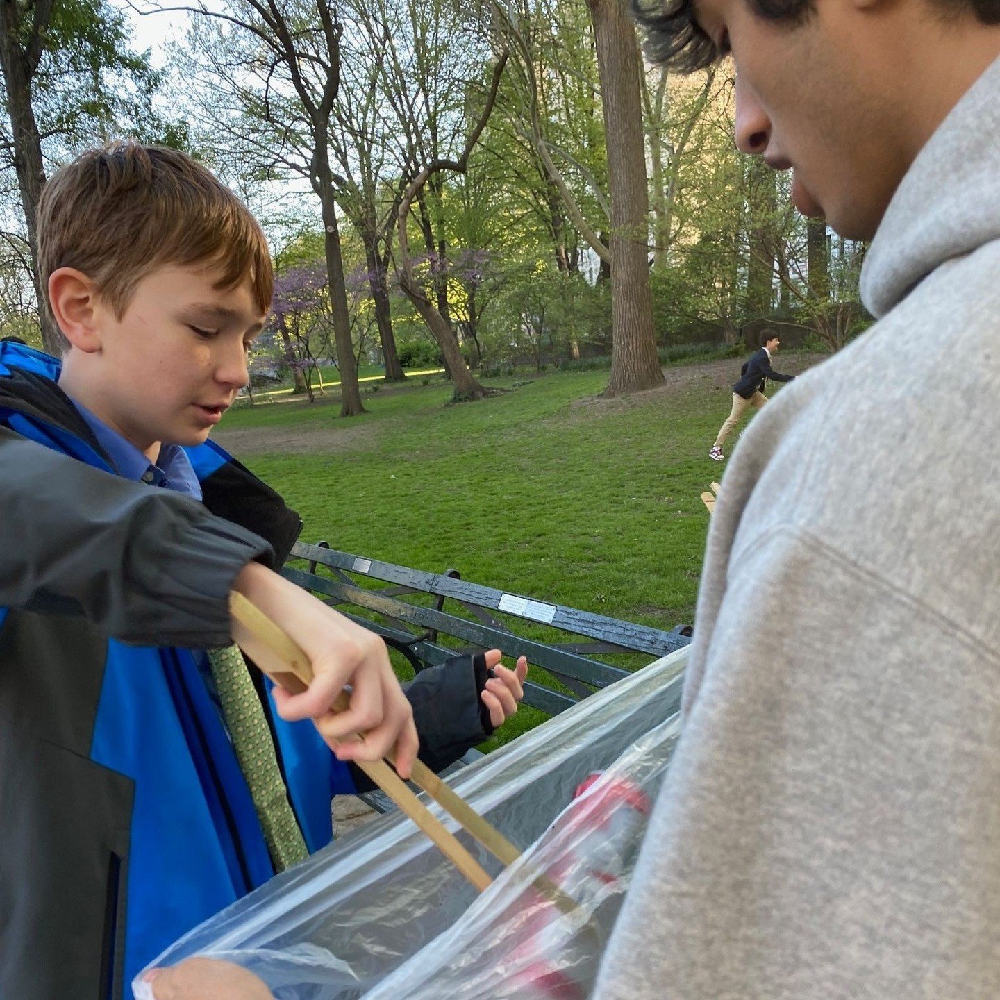 The Green Team came together to celebrate Earth Day with a Central Park cleanup this morning! Every small action counts towards a cleaner, greener future.