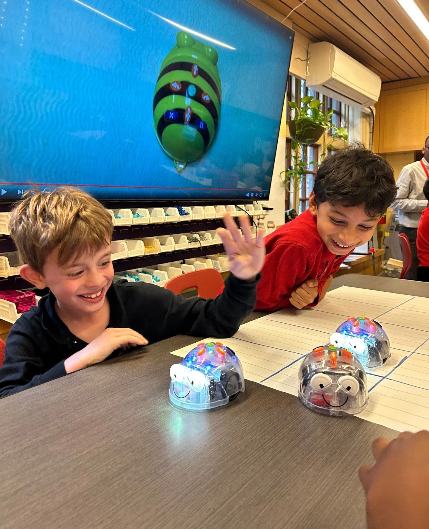Grade 2 is buzzing with creativity! 🐝 ⁠
⁠
The class is currently exploring the world of coding with Bee-Bots in CSE classes! By programming their bots step by step, they&rsquo;re building problem-solving skills, learning sequencing, and discovering 